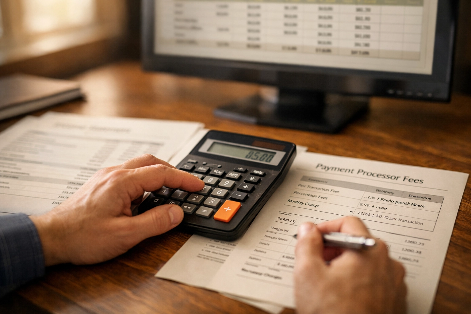 Calculating payment processor fees and income for 1099 tax form compliance