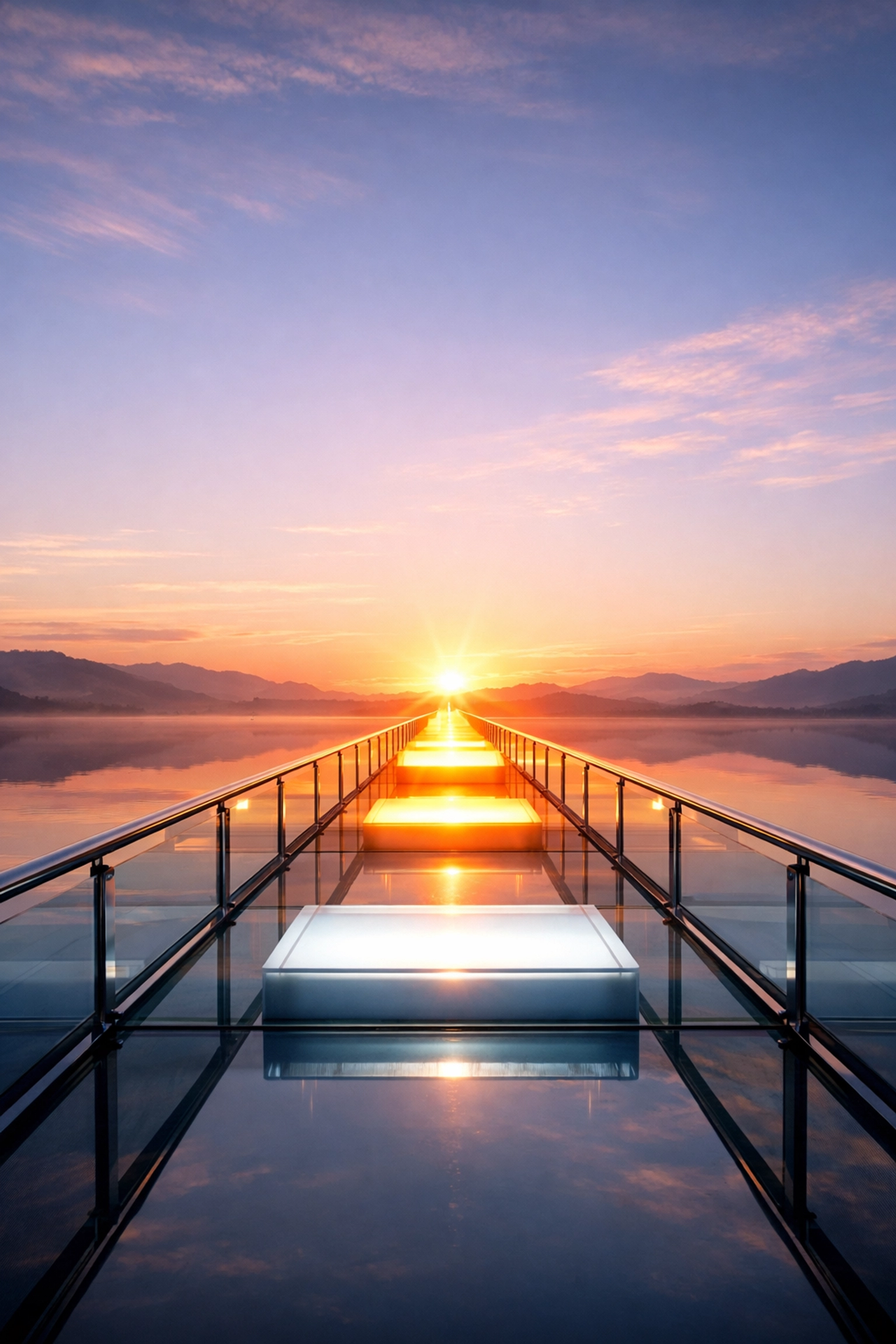 A three-phase roadmap for scaling a helpdesk with AI technology, depicted as a bridge toward business growth.