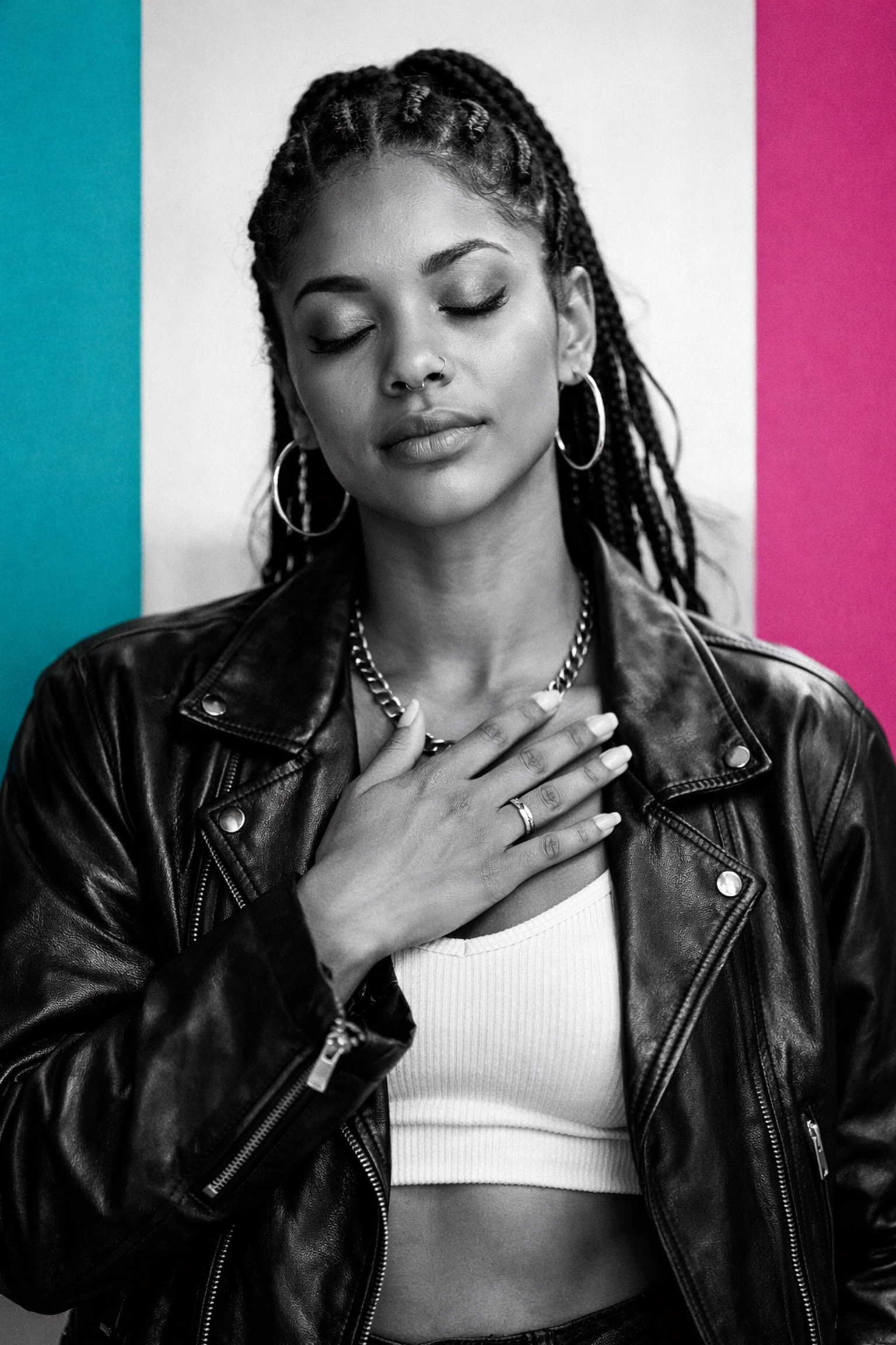 Woman practicing self-reflection and mindfulness for mental health and emotional wellness