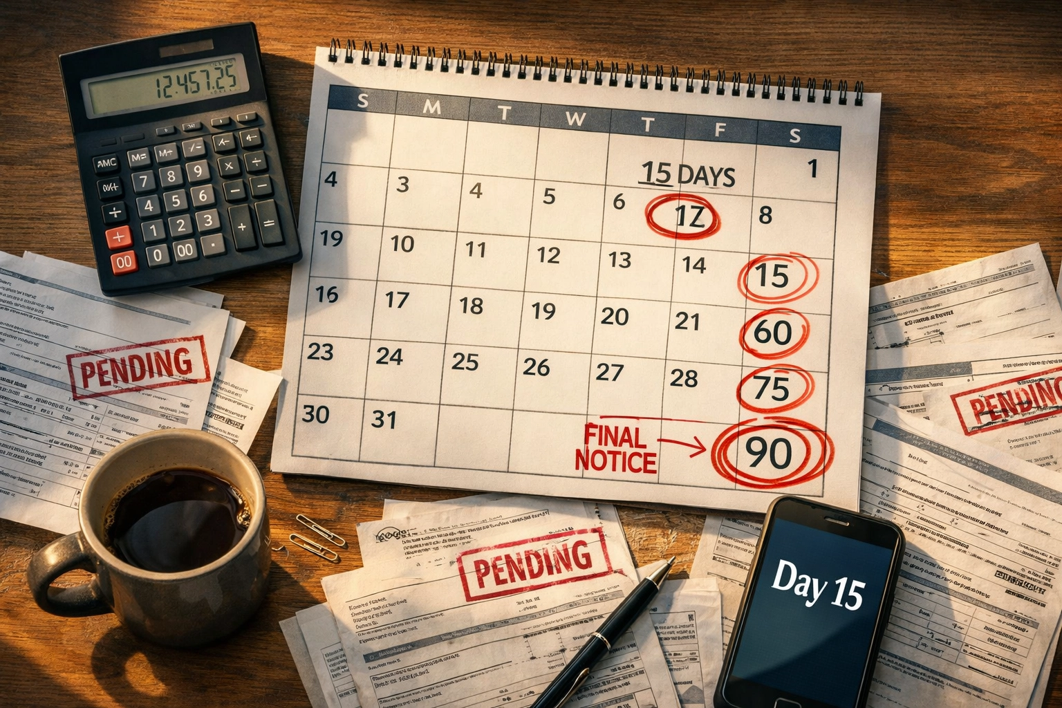 Ticket Systems vs. Real People: Why Your Therapy Billing Support Model Matters More Than You Think Therapy clinic desk showing claim aging timeline and pending insurance documents