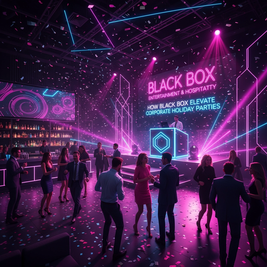 How Black Box Entertainment & Hospitality Elevates Corporate Holiday Parties