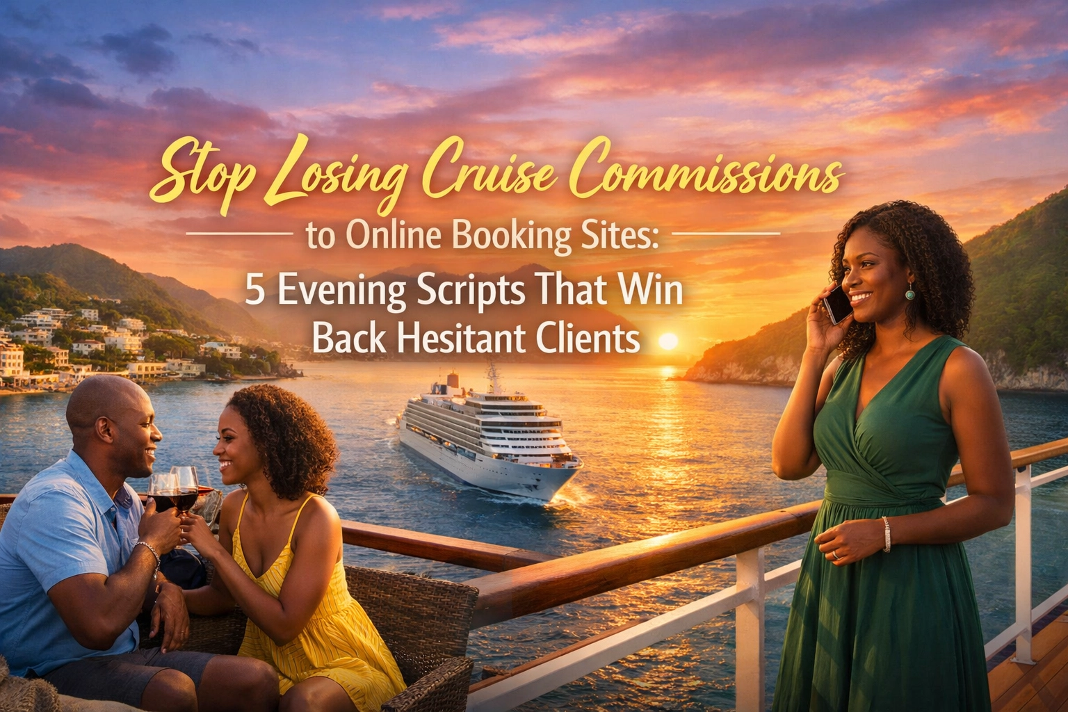[HERO] Stop Losing Cruise Commissions to Online Booking Sites: 5 Evening Scripts That Win Back Hesitant Clients