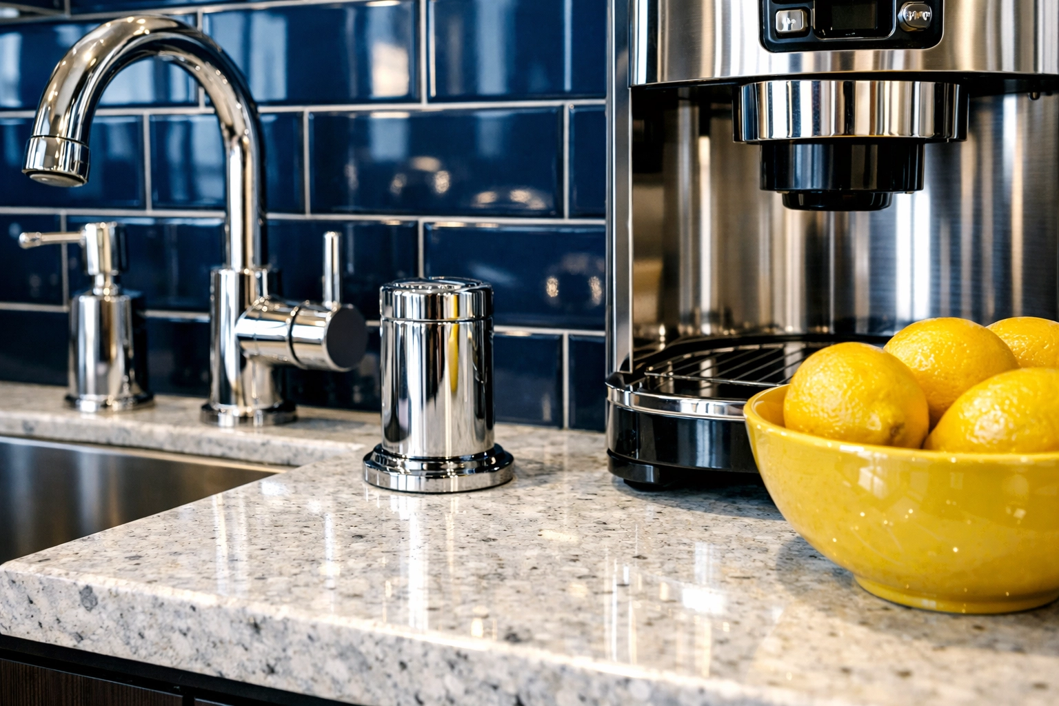 Sparkling clean office kitchenette and breakroom in Lancaster maintained by commercial cleaning experts.