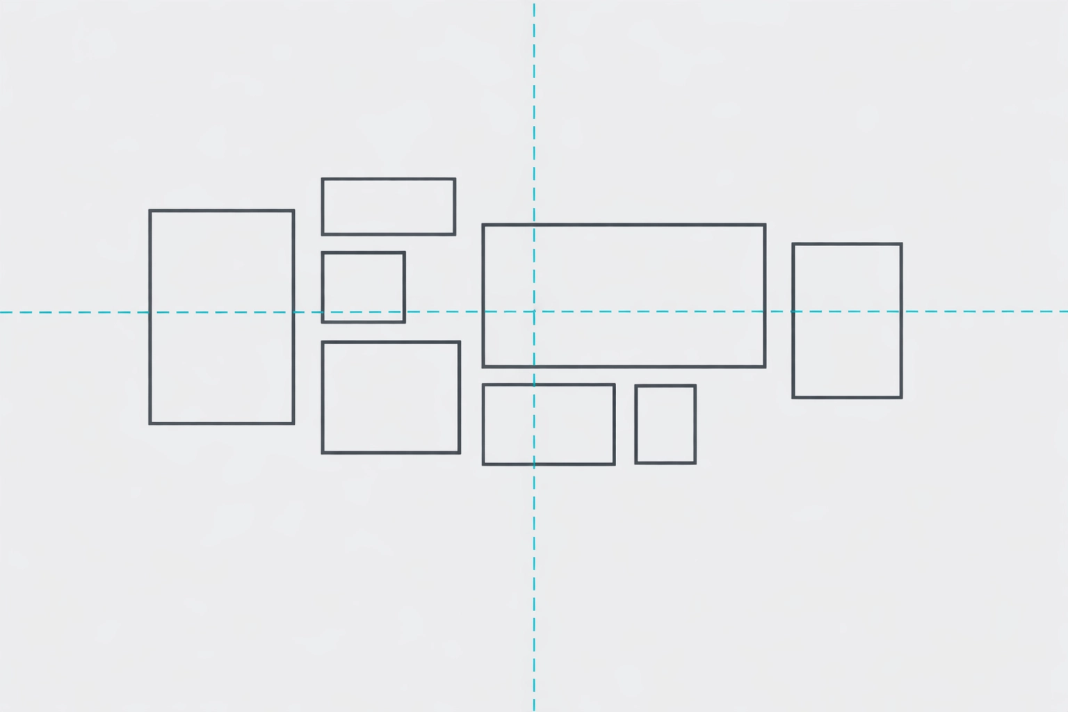 Symmetrical gallery wall layout using laser level precision for professional art installation.