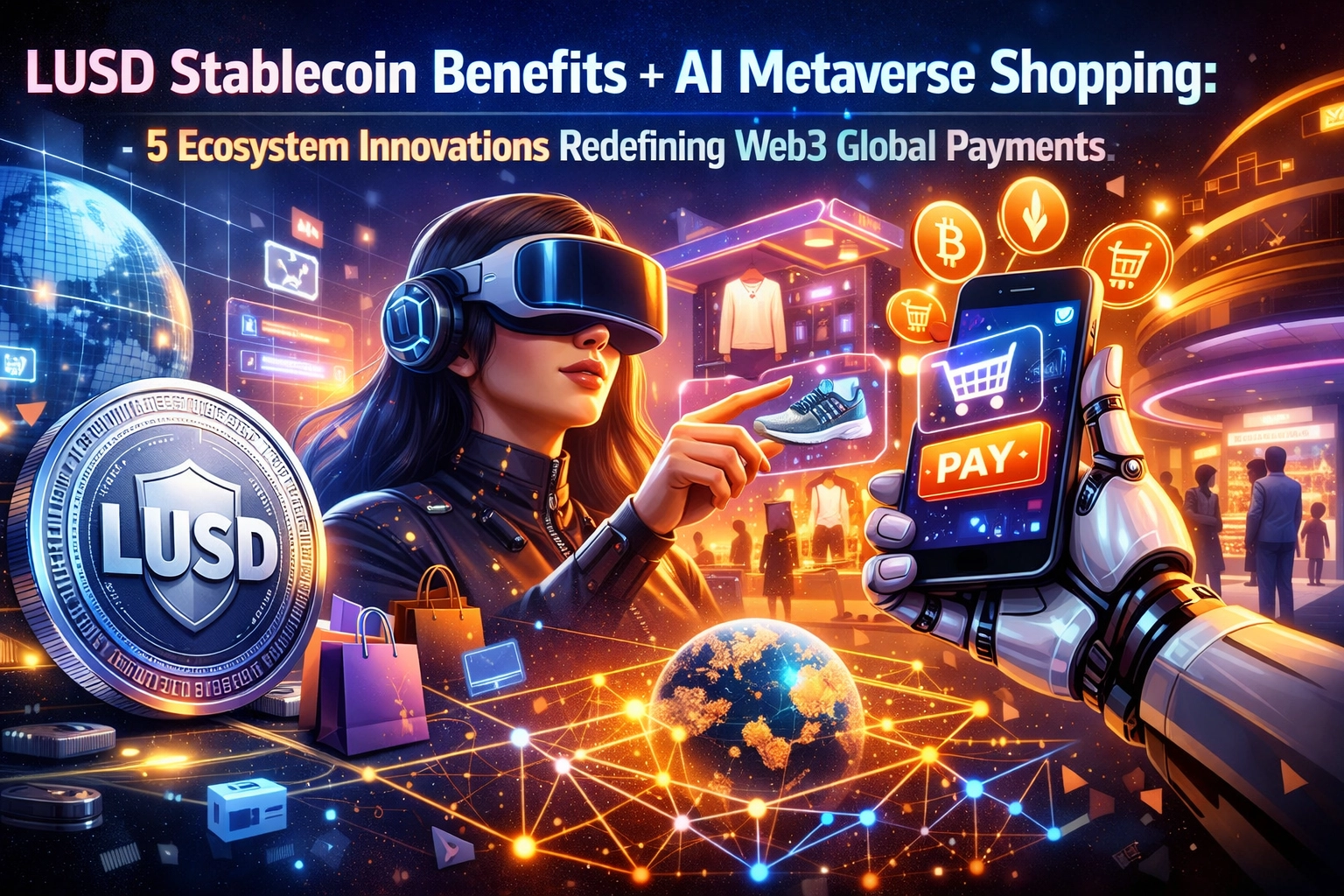 [HERO] LUSD Stablecoin Benefits + AI Metaverse Shopping: 5 Ecosystem Innovations Redefining Web3 Global Payments