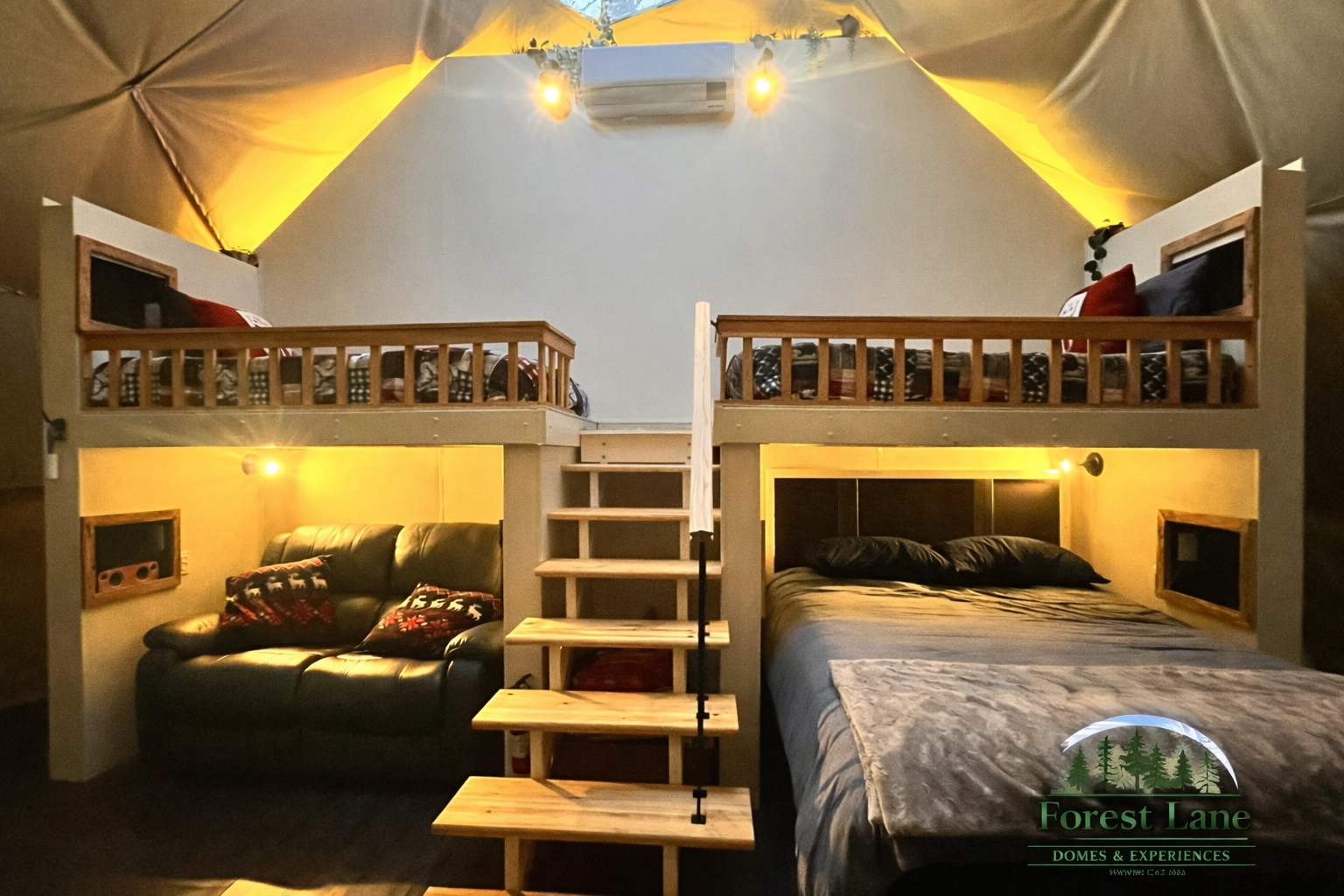 Dome 1 Spacious Geodesic Dome Interior