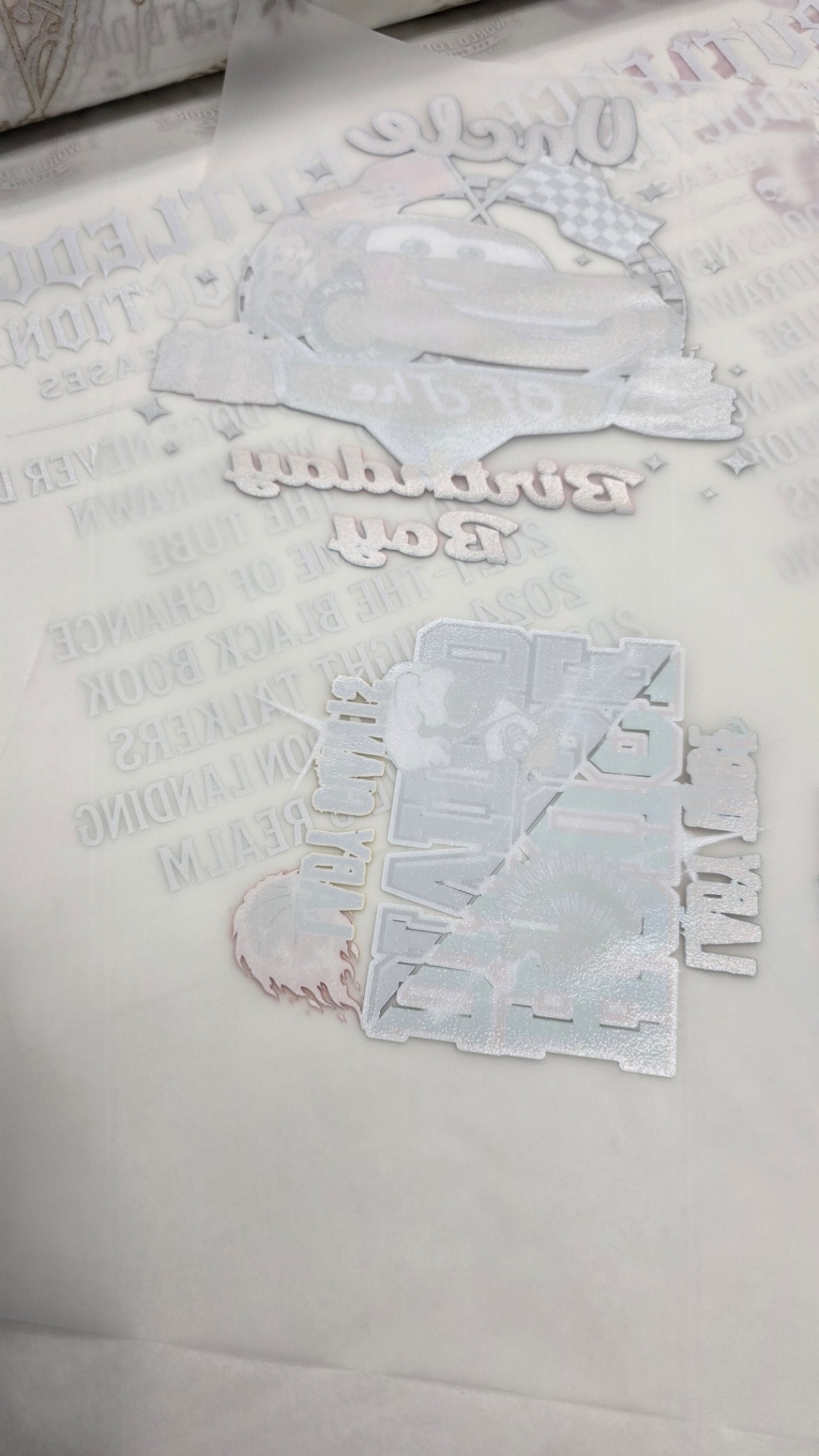 Multiple custom DTF gang sheets