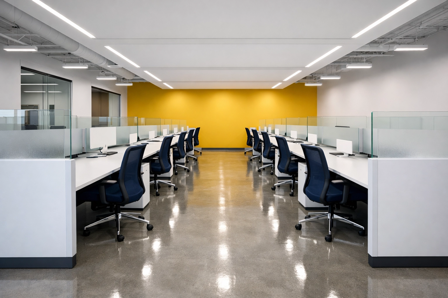 Spotless Littleton office space after a MetroWest Cleaning Services Marathon commercial clean.