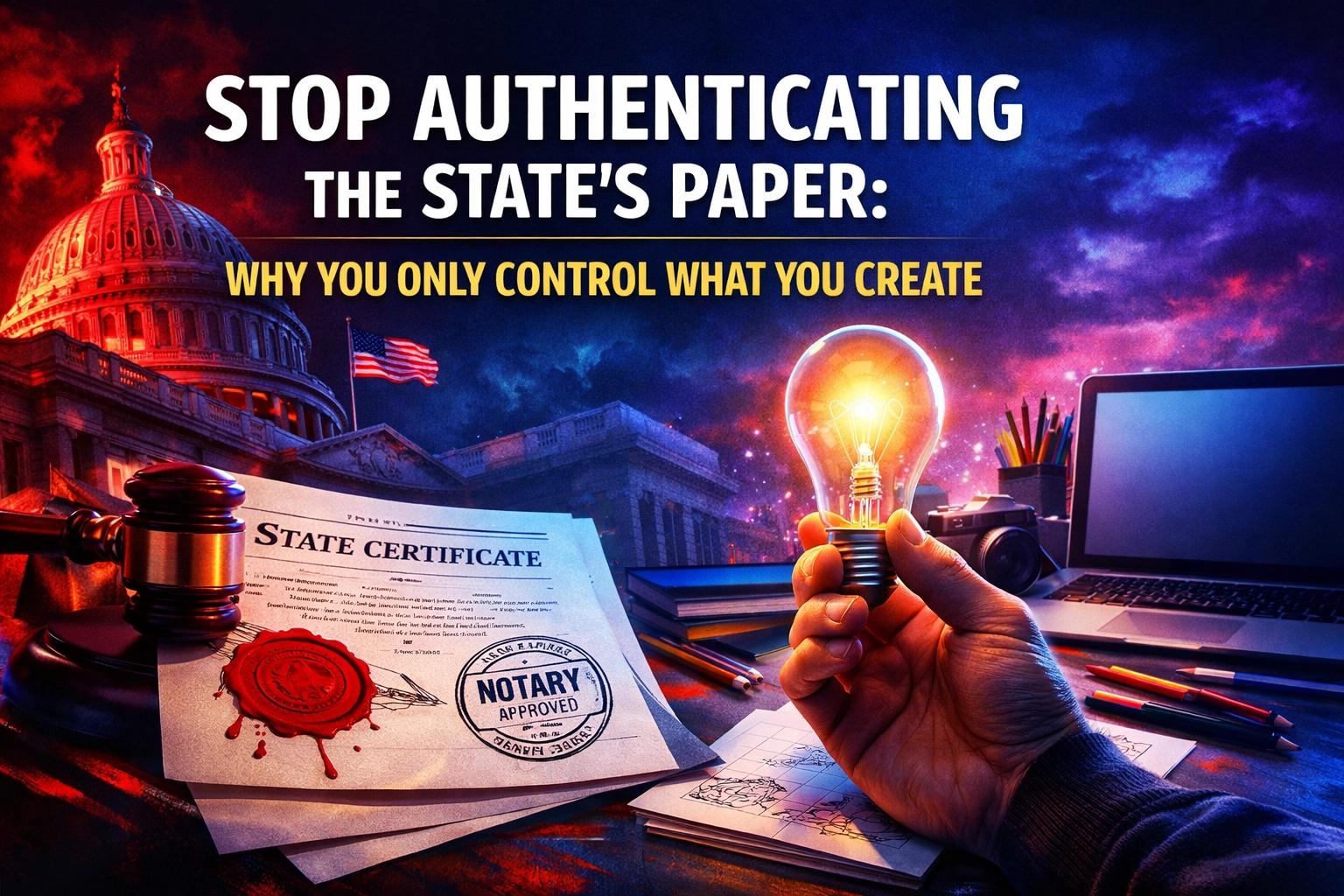 [HERO] Stop Authenticating the State’s Paper: Why You Only Control What You Create
