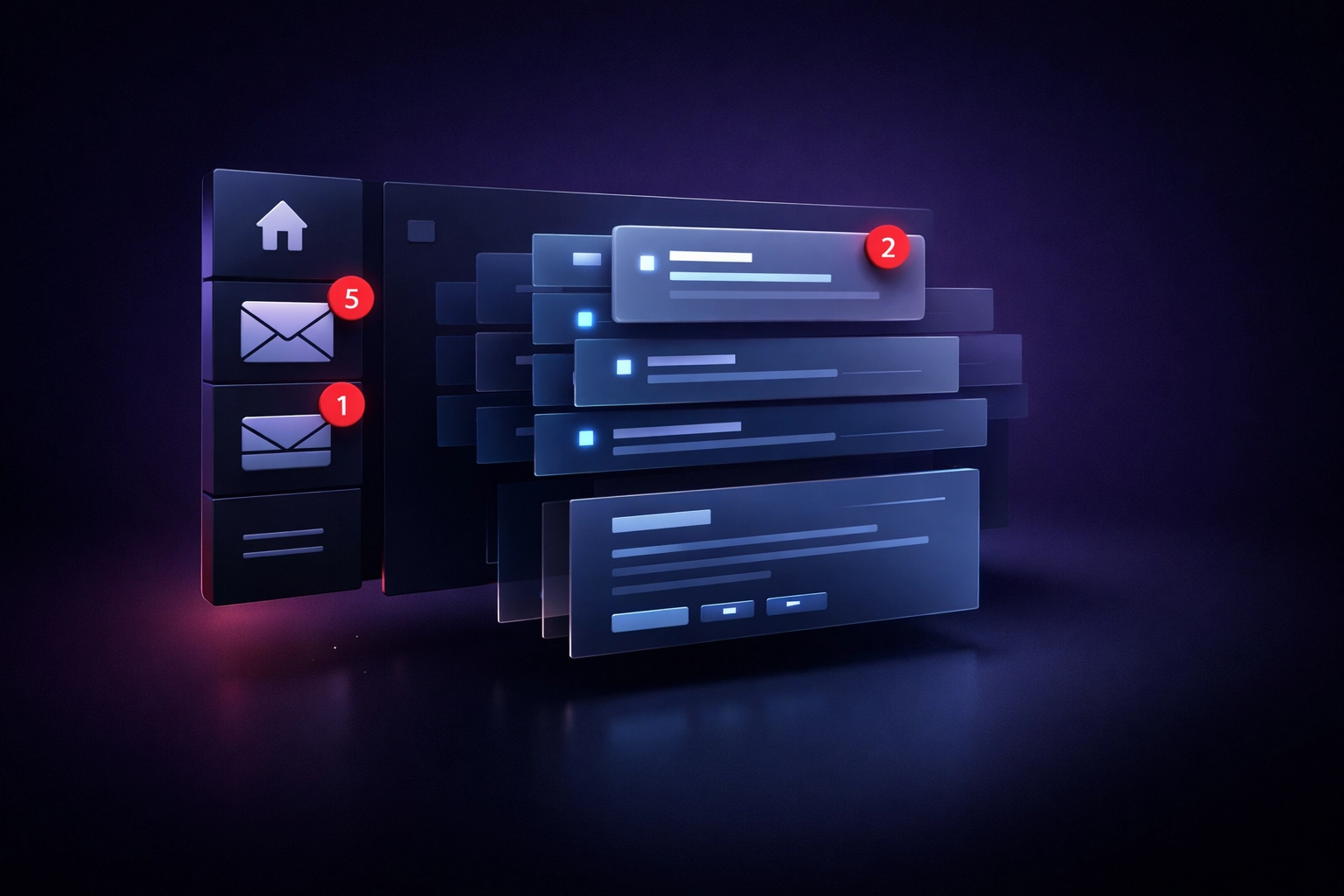 Automated email inbox organization showing sorted messages and filtered notifications for time savings