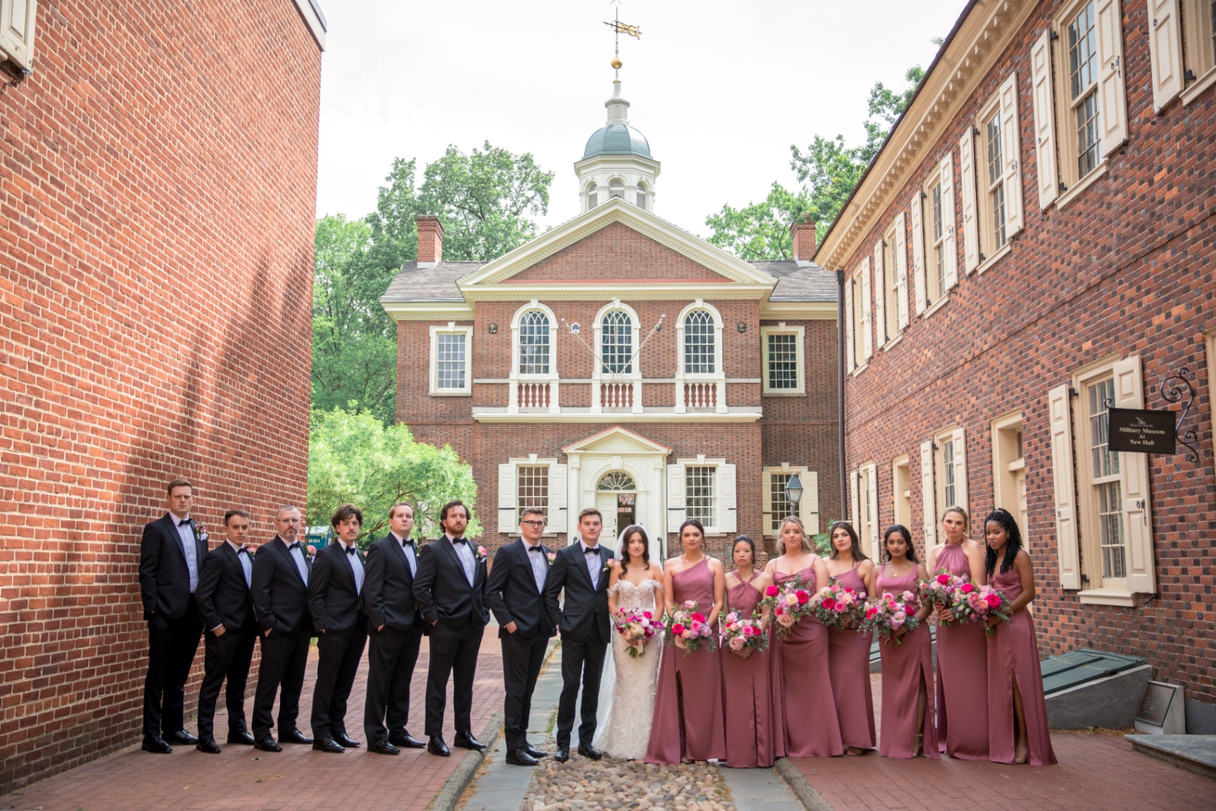 Full Wedding Party Portrait