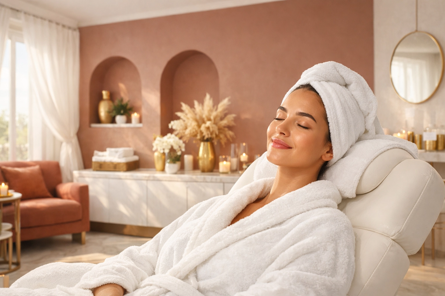 Woman with radiant, glowing skin after a rejuvenating HydraFacial treatment in Ringgold.