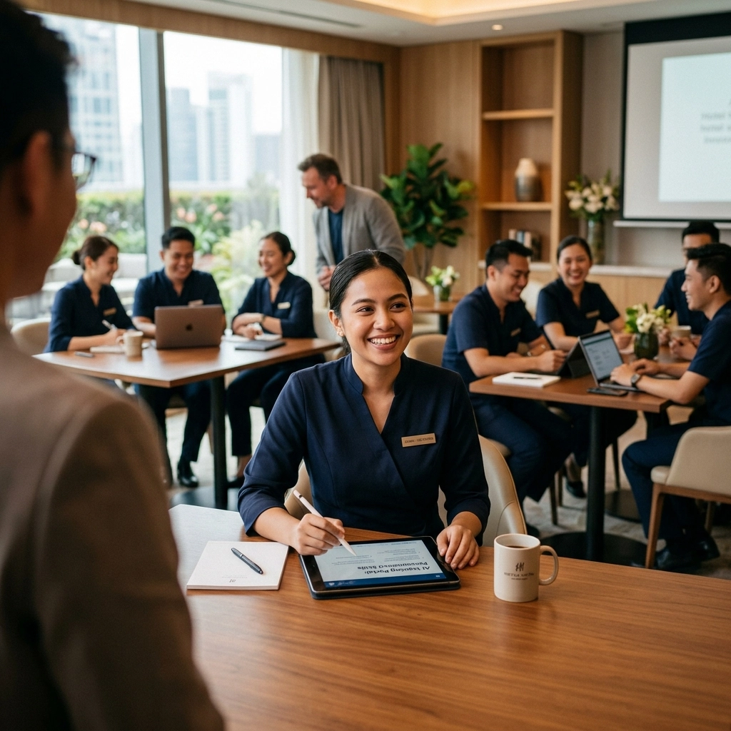 [HERO] How to Integrate AI With Your Hospitality Training to Give Your Team Their Time Back