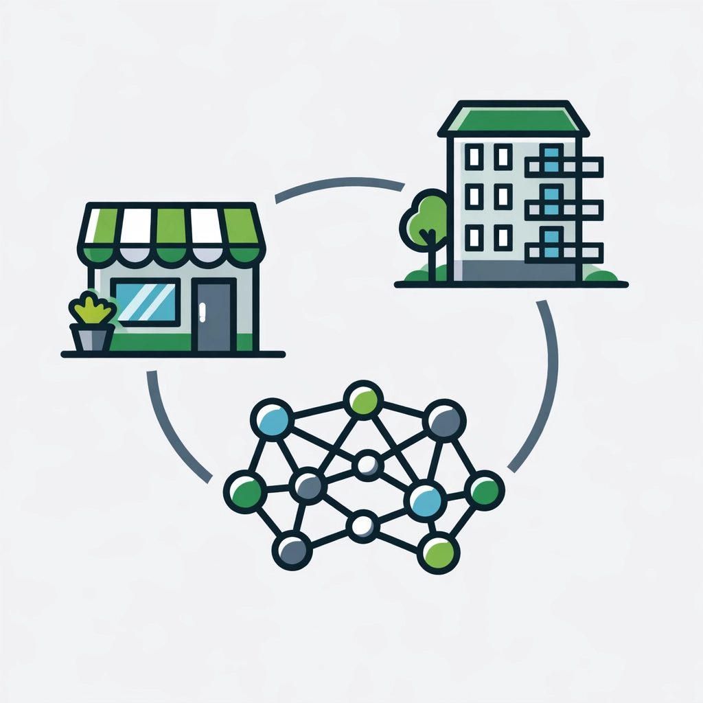 Icons showing small business tax services, rental properties, and investment planning for a higher refund.