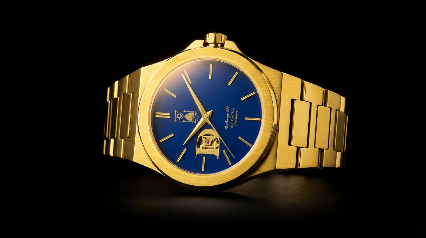 Day & Night Watch Co. The Sango 878 Collection (Automatic) — Blue/Gold automatic