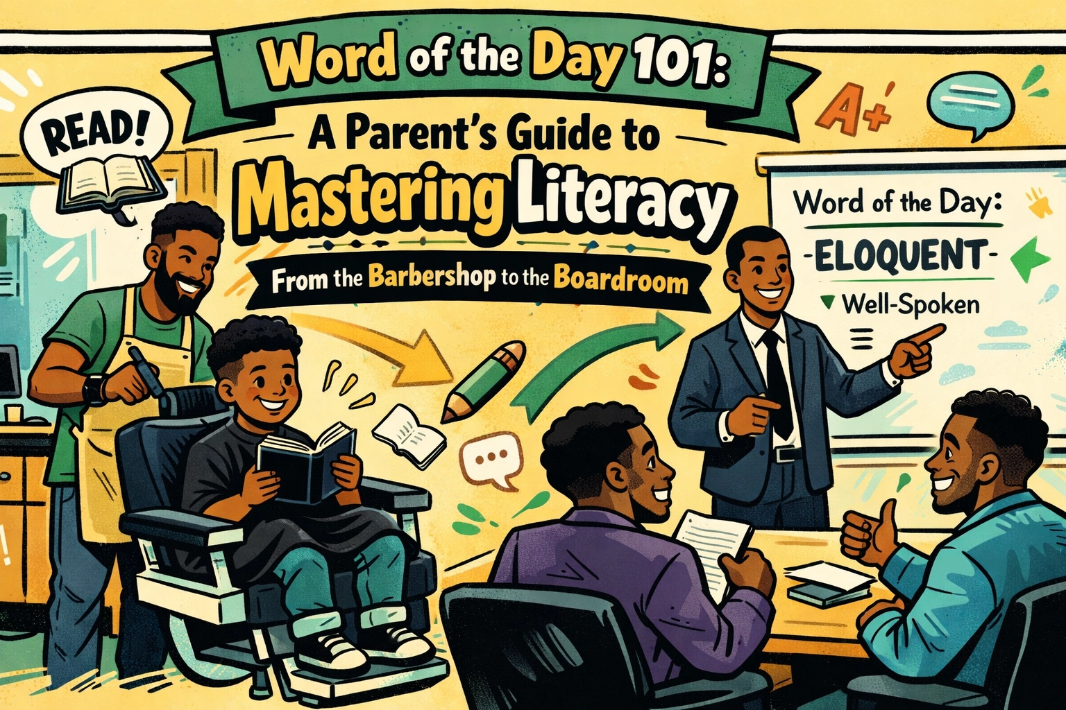 [HERO] Word of the Day 101: A Parent’s Guide to Mastering Literacy From the Barbershop to the Boardroom