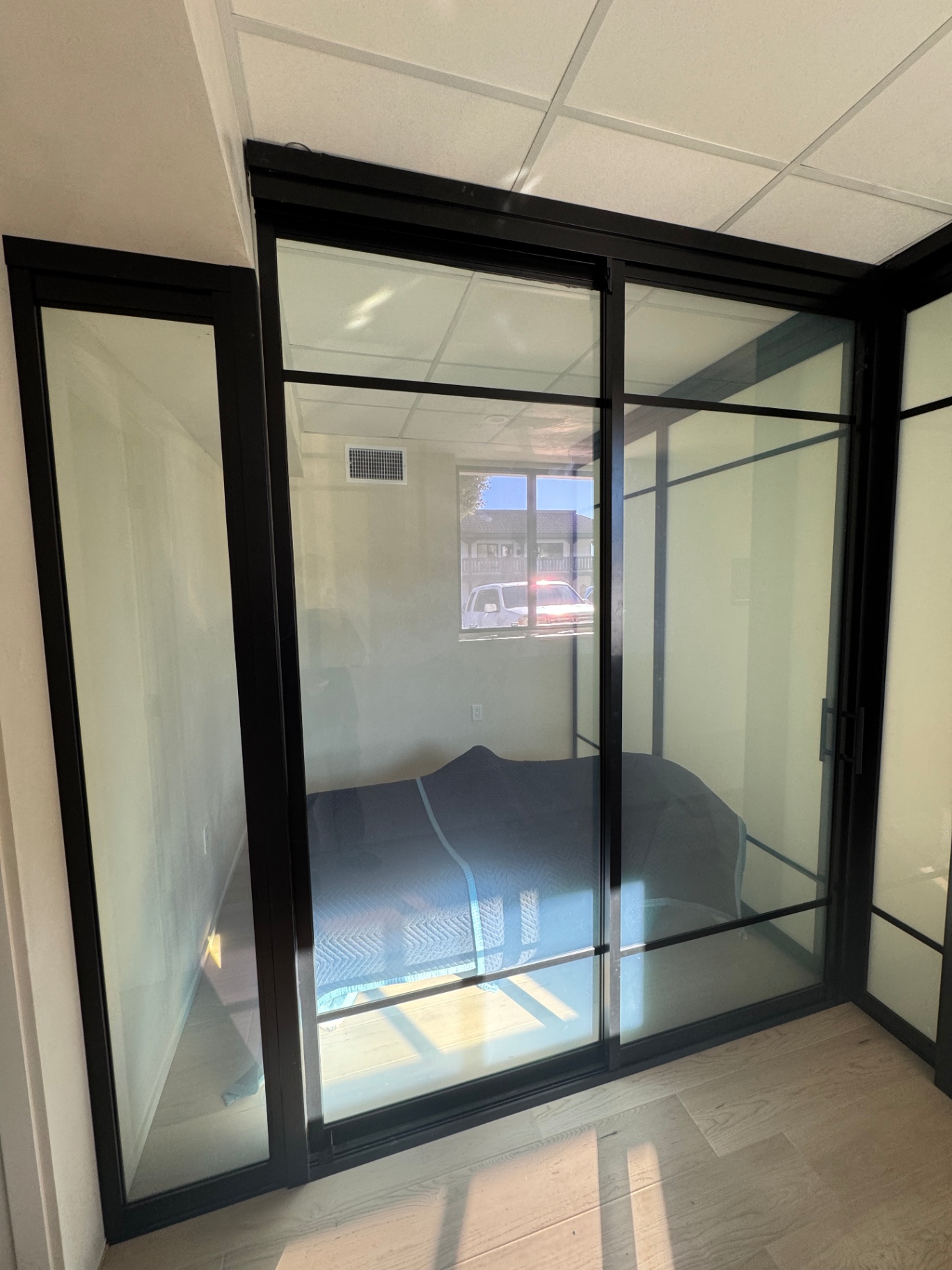 Real Transformation (Clear): A creative home studio in Silver Lake with clear glass.