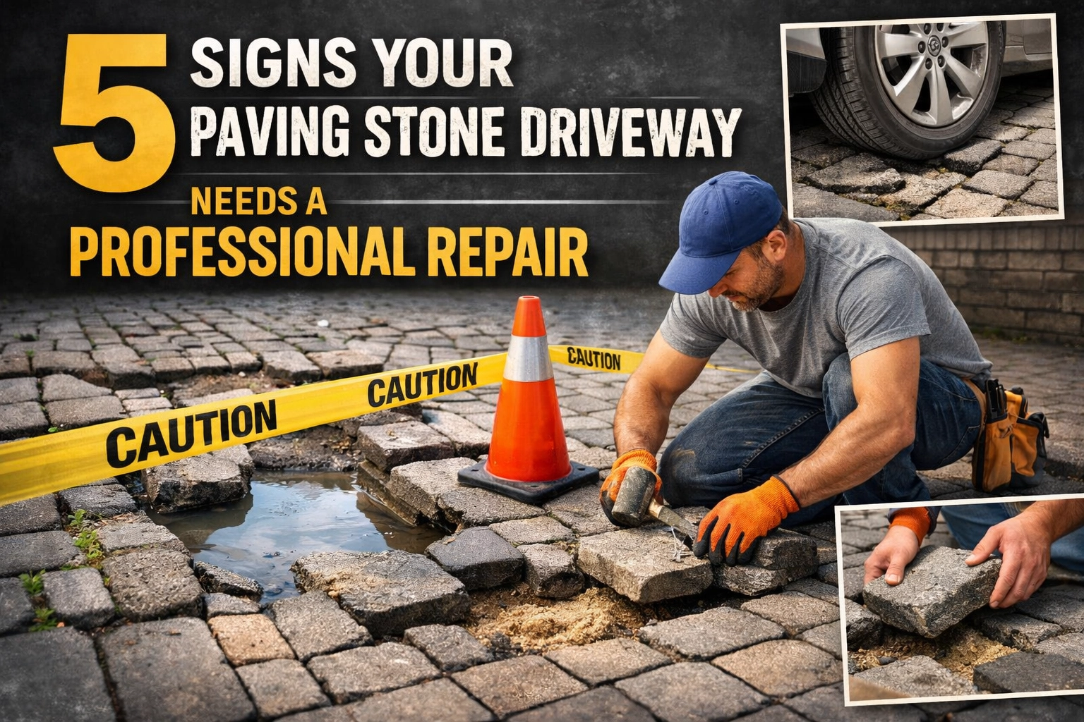 [HERO] 5 Signs Your Paving Stone Driveway Needs a Professional Repair