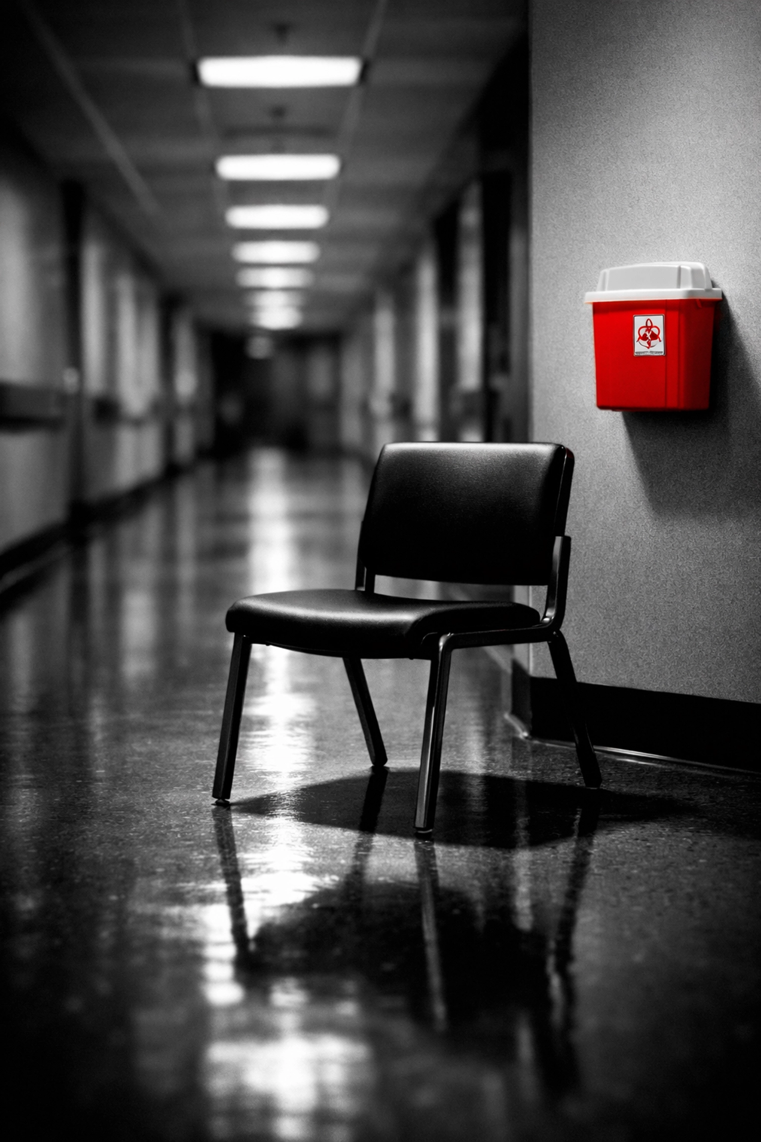 Empty hospital corridor reflecting reduced access to medical services under new federal health policy changes.