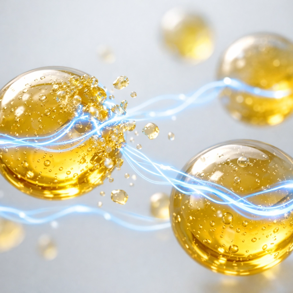 Microscopic view of fatty acid oxidation and lipid metabolism research using AMPK peptide activators.