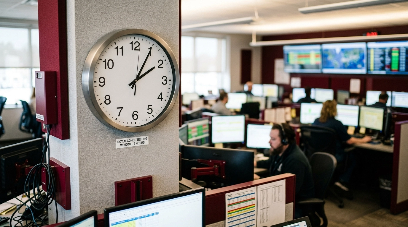 The temporal urgency of the two-hour alcohol testing window