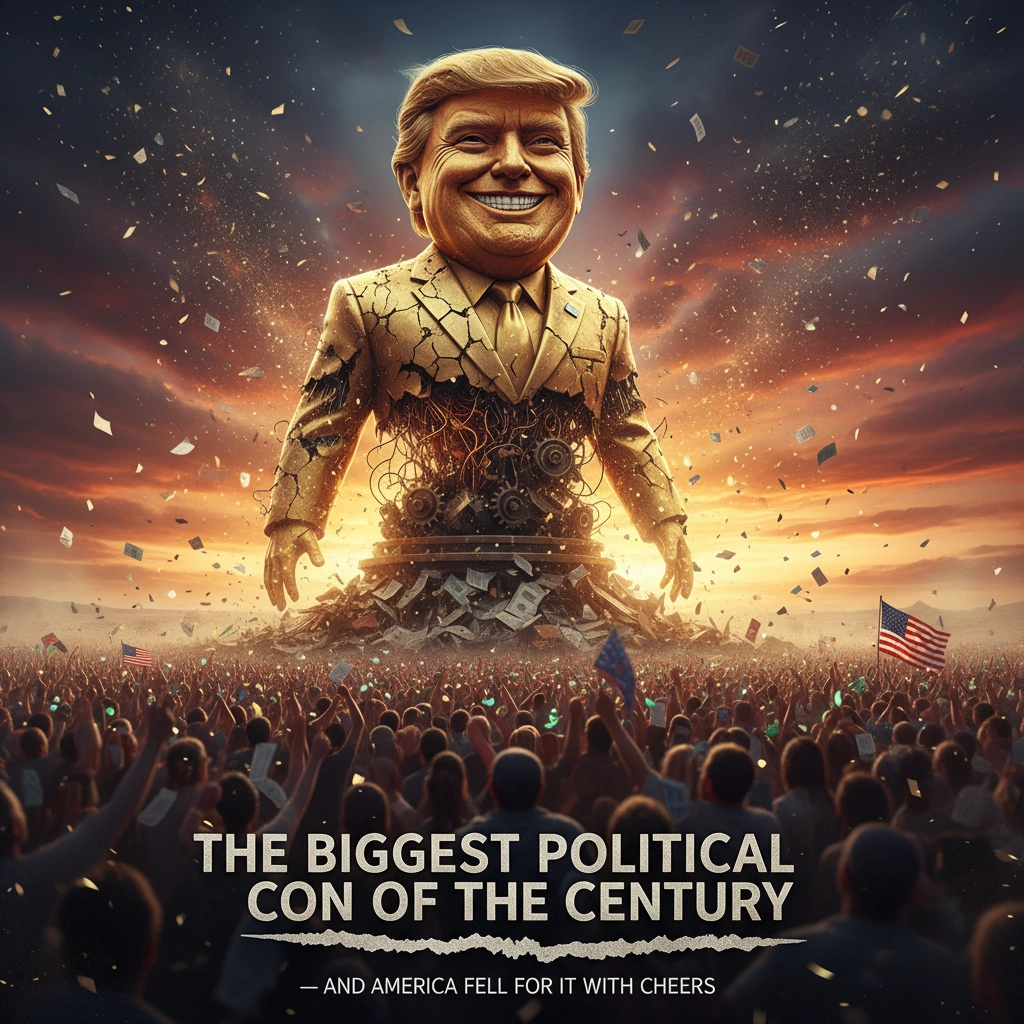 The Biggest Political Con of the Century : And America Fell For It With Cheers