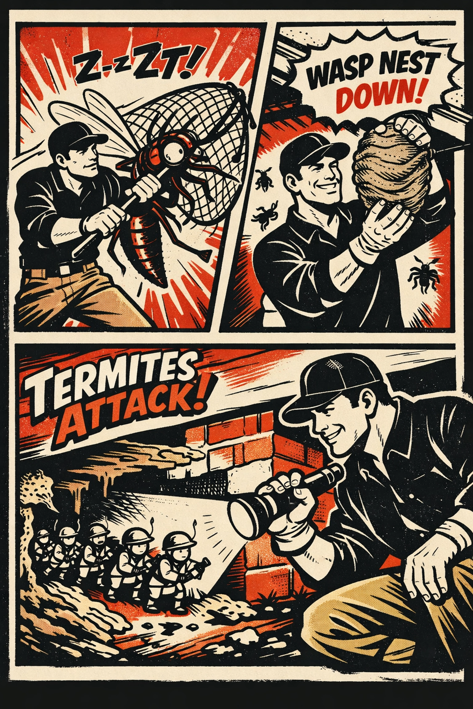 Expert mosquito authority in Jasper AL providing termite control and wasp removal services.