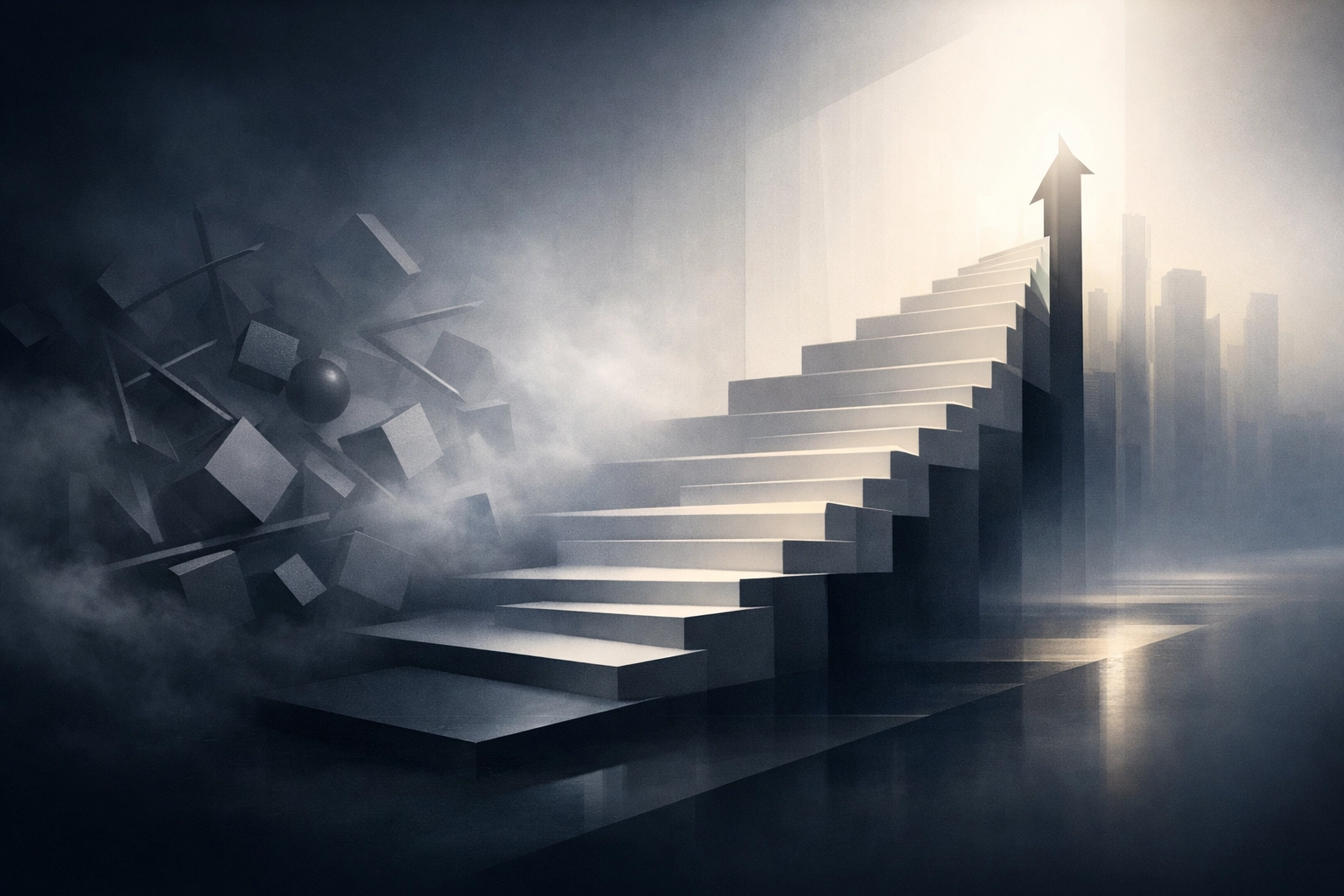 Structured roadmap imagery symbolizing the move from operational chaos to scalable strategic growth.