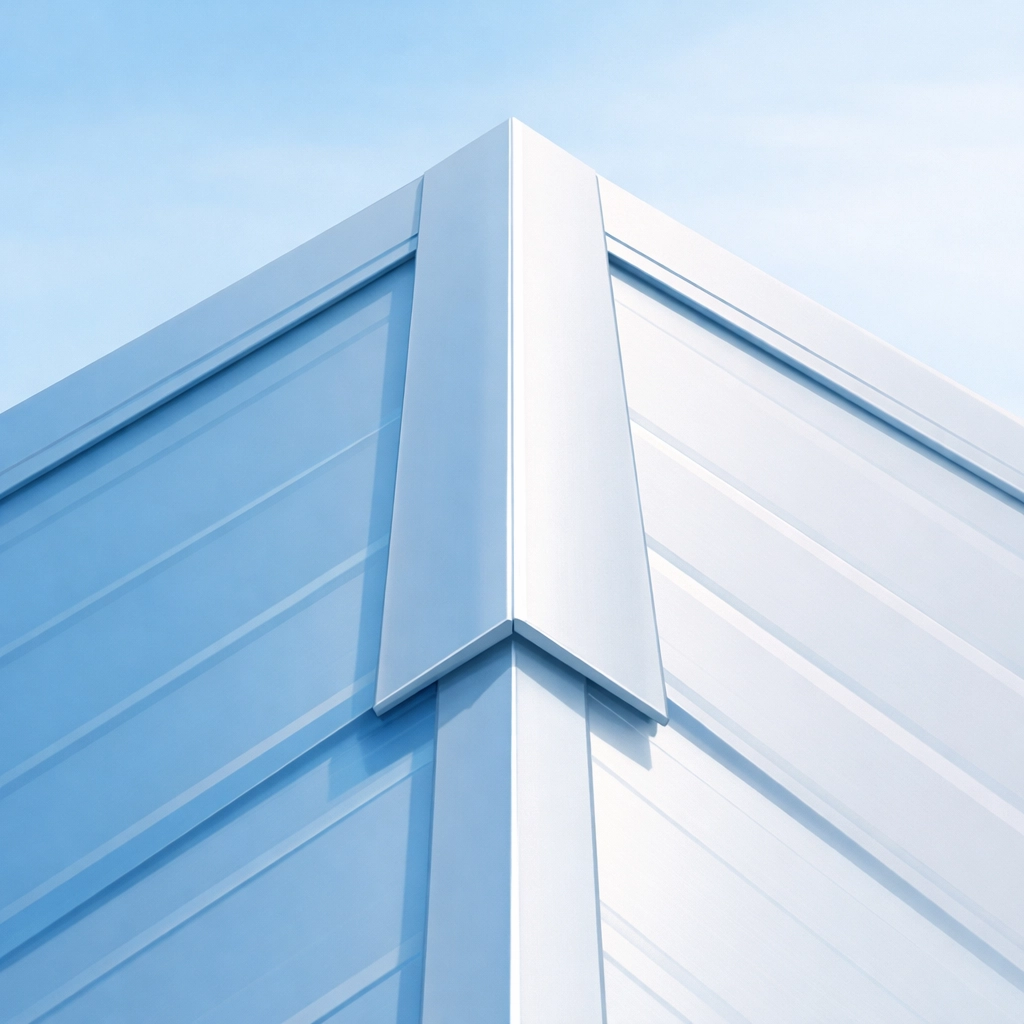 Detail of a professionally installed metal roof ridge by Sydney roofers, ensuring structural integrity near the ocean.