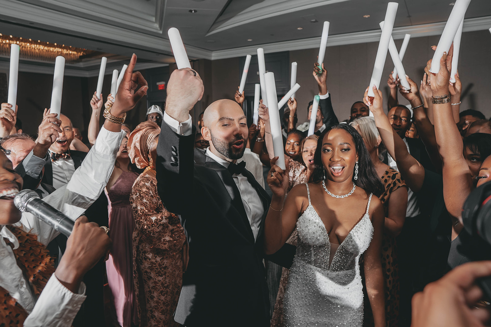 High-Energy Wedding Celebration