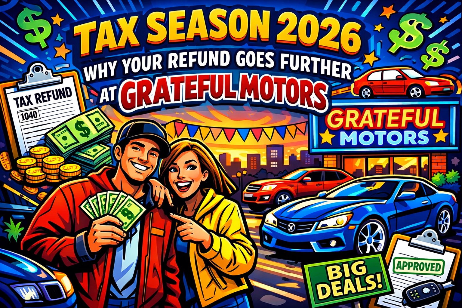 [HERO] Tax Season 2026: Why Your Refund Goes Further at Grateful Motors