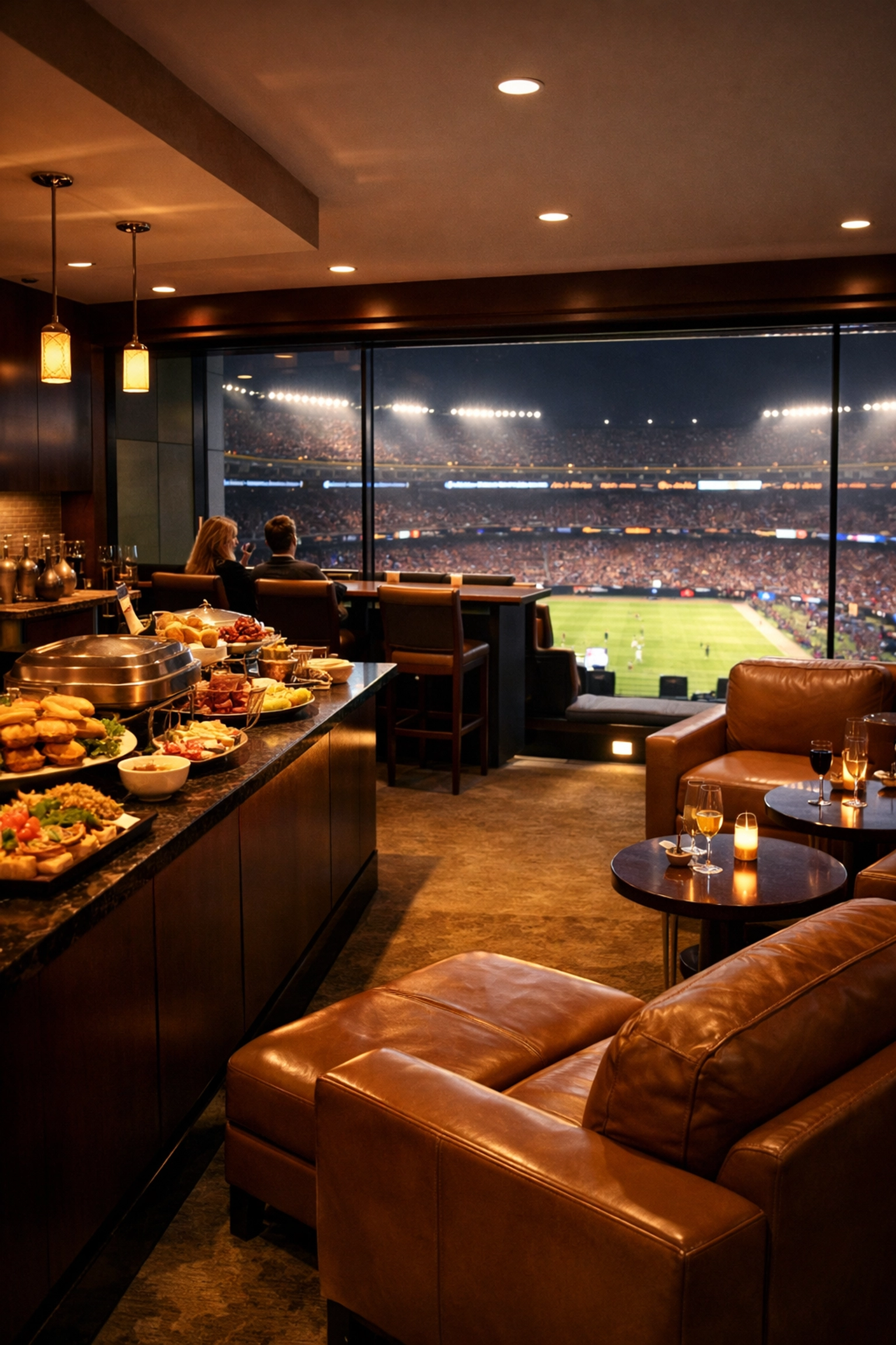 The CEO's Guide to Super Bowl Brand Domination Through Strategic VIP Travel Management Premium stadium luxury suite for Super Bowl VIP corporate hospitality experience