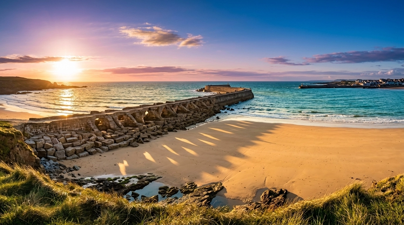 Bude Breakwater Reflection
