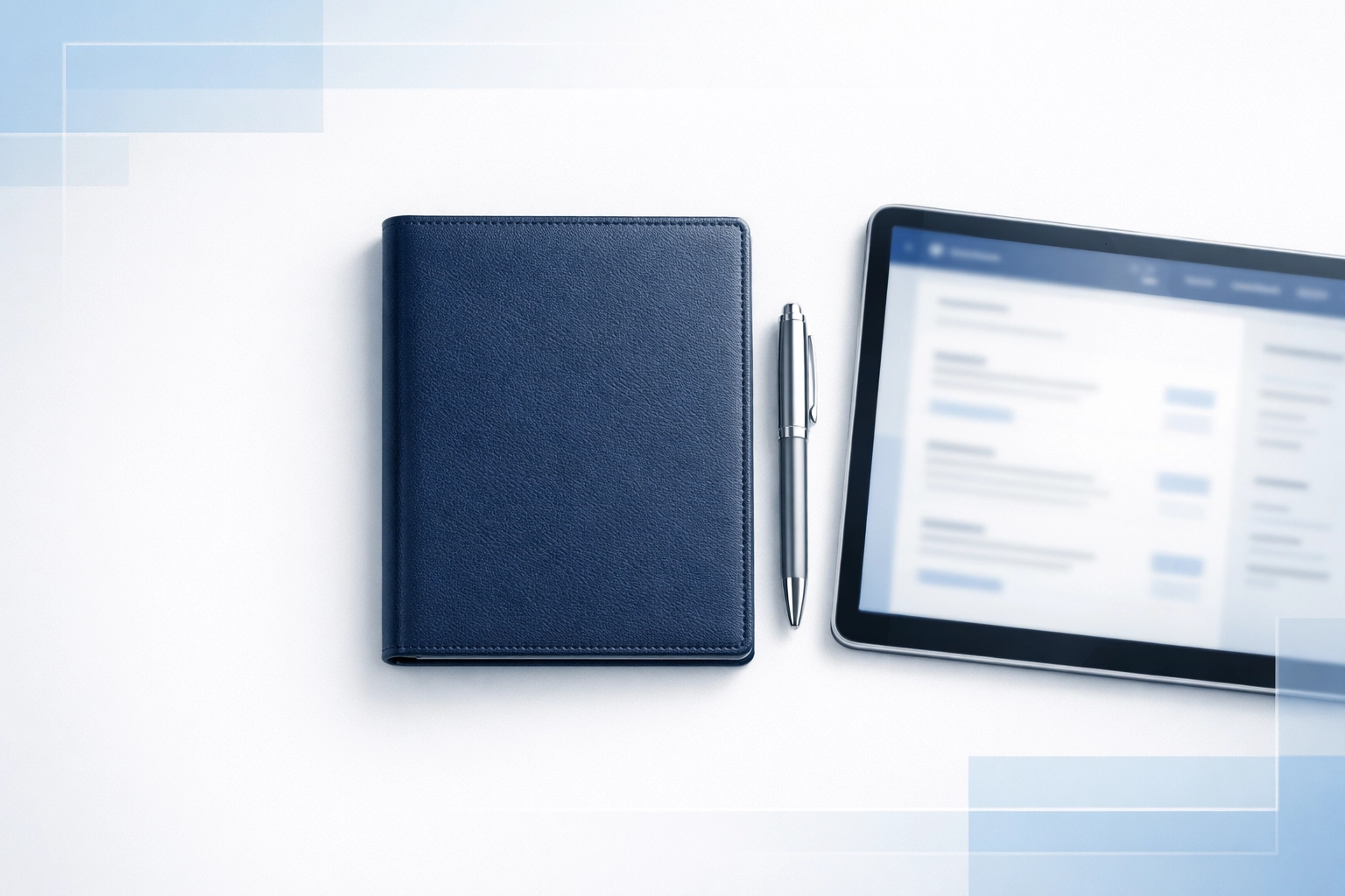 A professional visitation journal and pen used to document custody exchanges in Hampton Roads.