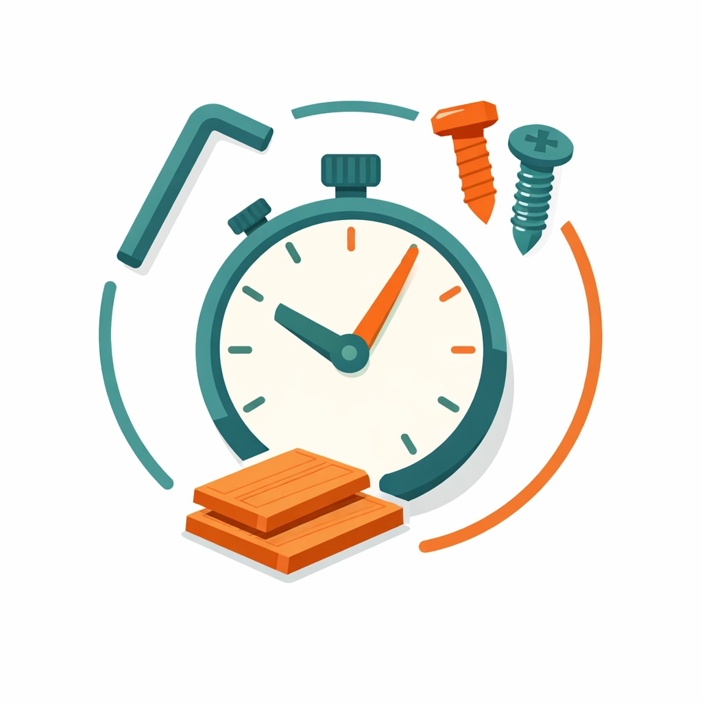 Time cost comparison for furniture assembly service versus DIY projects