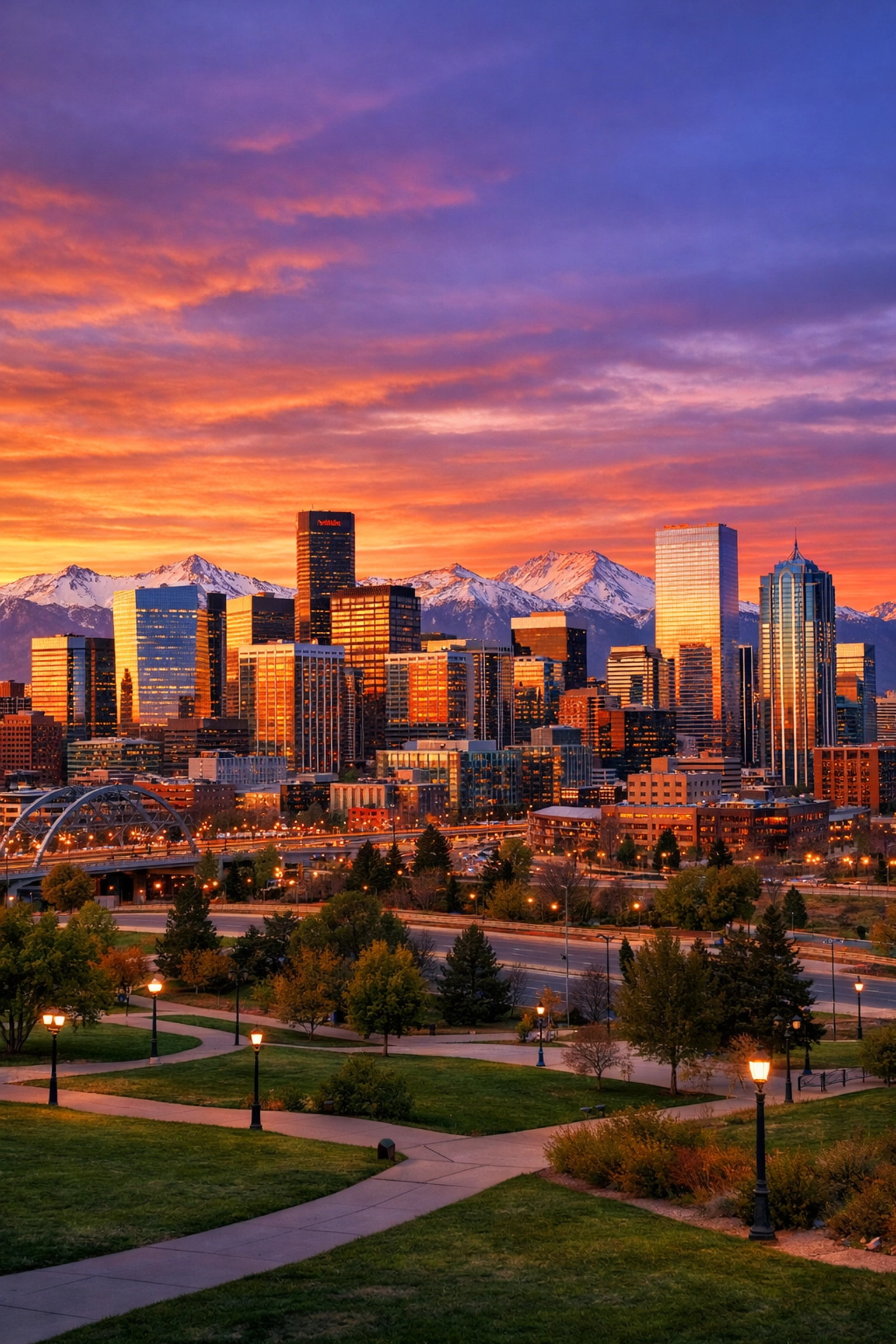 Denver Colorado skyline representing a strategic hub for media innovation and technology consulting.