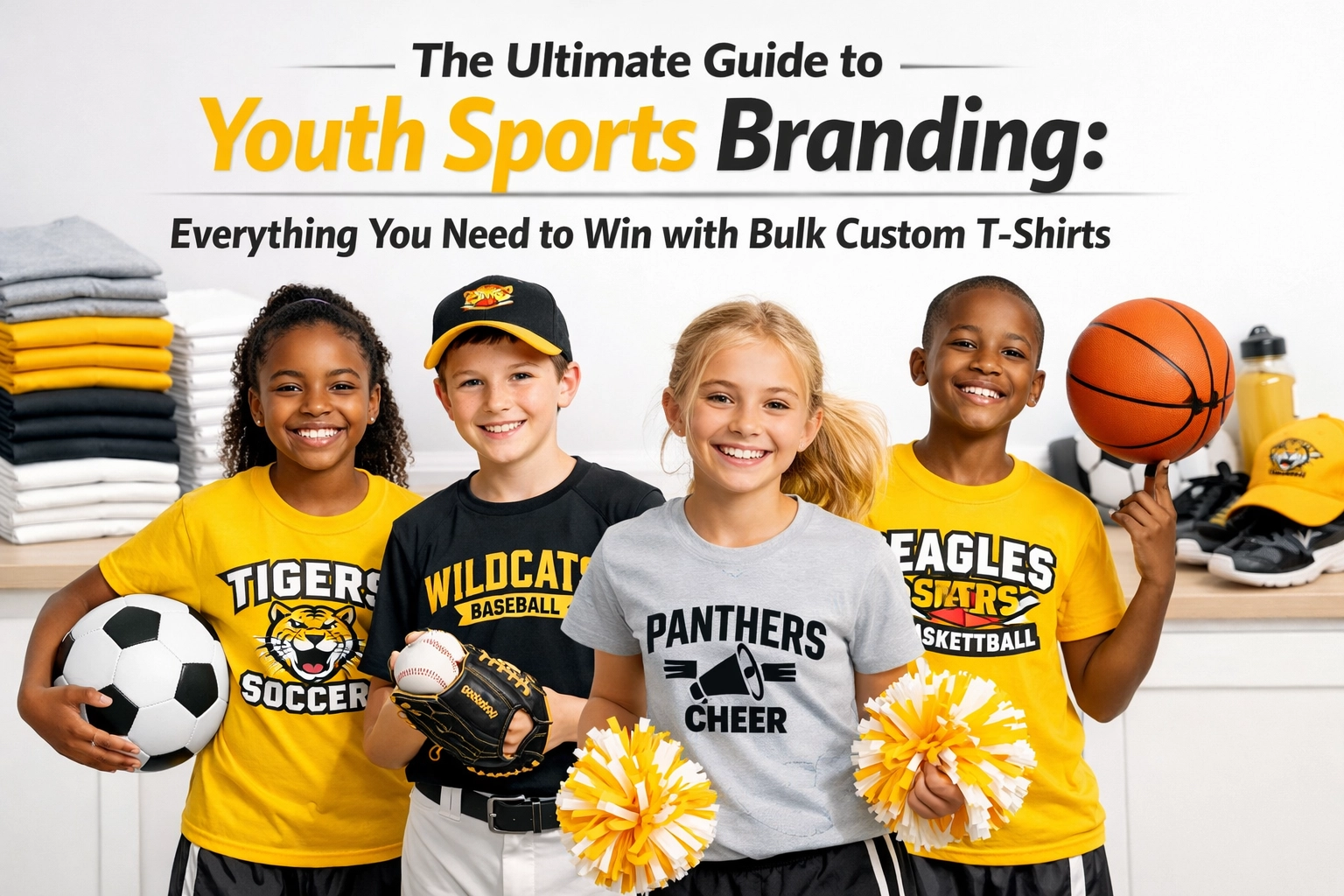 [HERO] The Ultimate Guide to Youth Sports Branding: Everything You Need to Win with Bulk Custom T-shirts