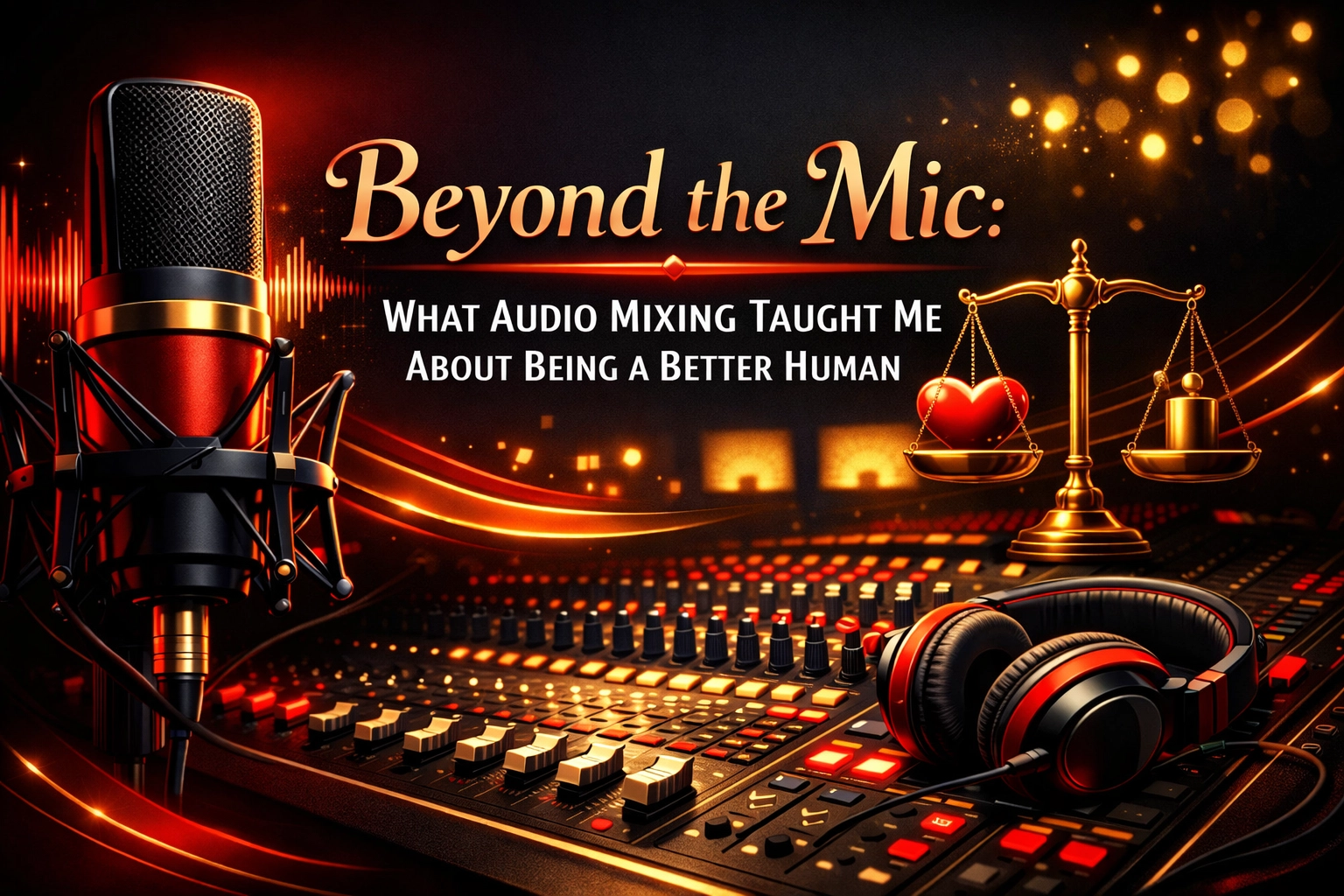 [HERO] Beyond the Mic: What Audio Mixing Taught Me About Being a Better Human