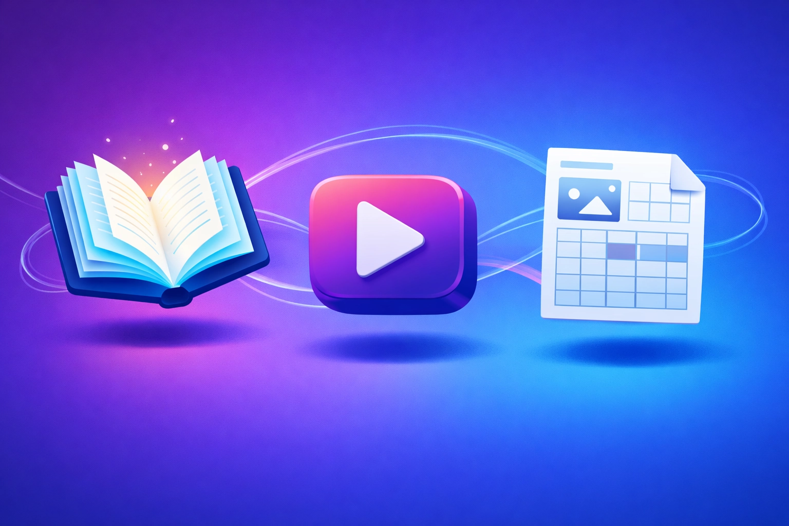 Three types of digital products to sell online: ebooks, video courses, and templates