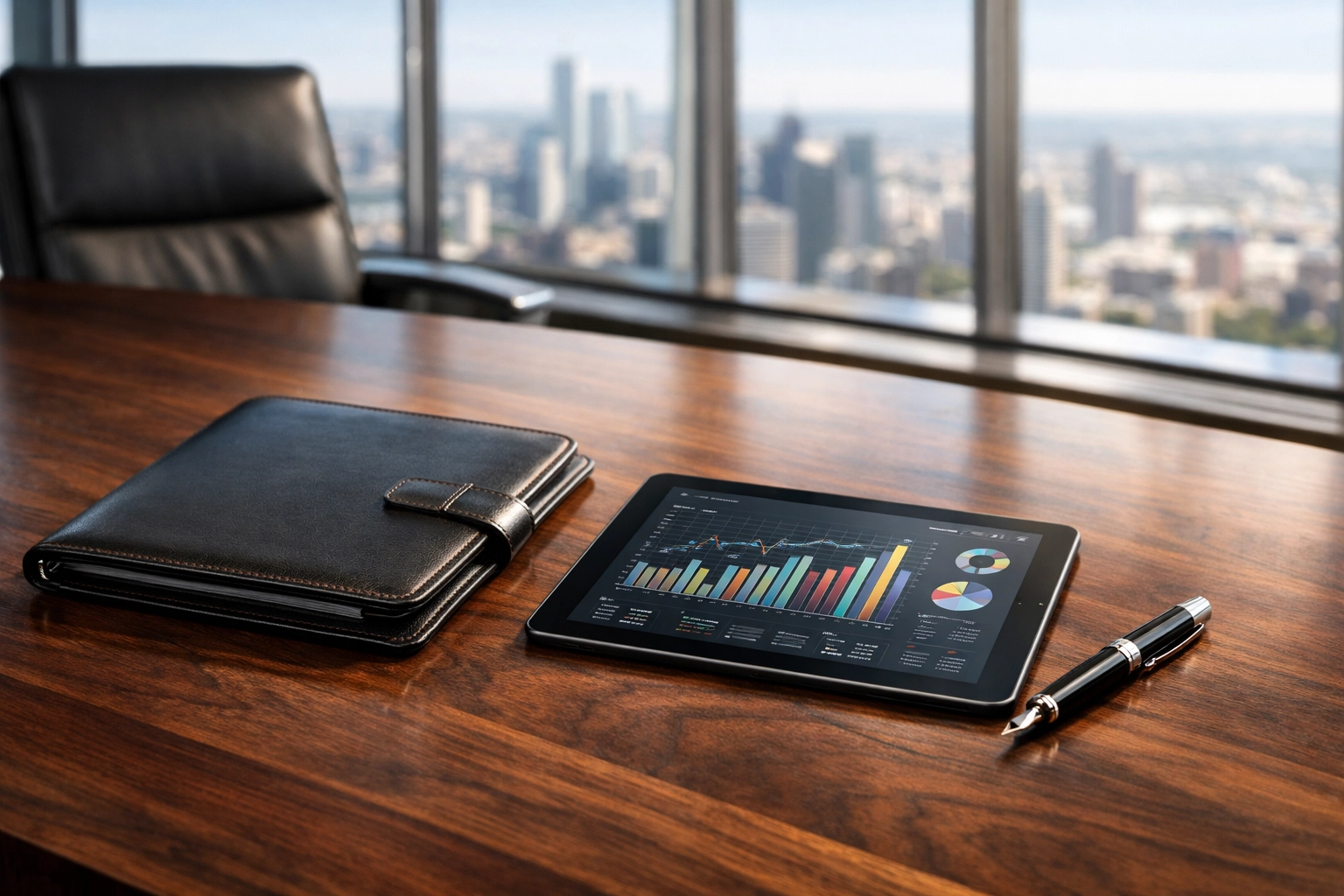 PRESS RELEASE: 7 Mistakes You’re Making with Super Bowl Executive Hosting (and How to Fix Them) Executive boardroom setting for Super Bowl corporate hospitality planning and strategic ROI.