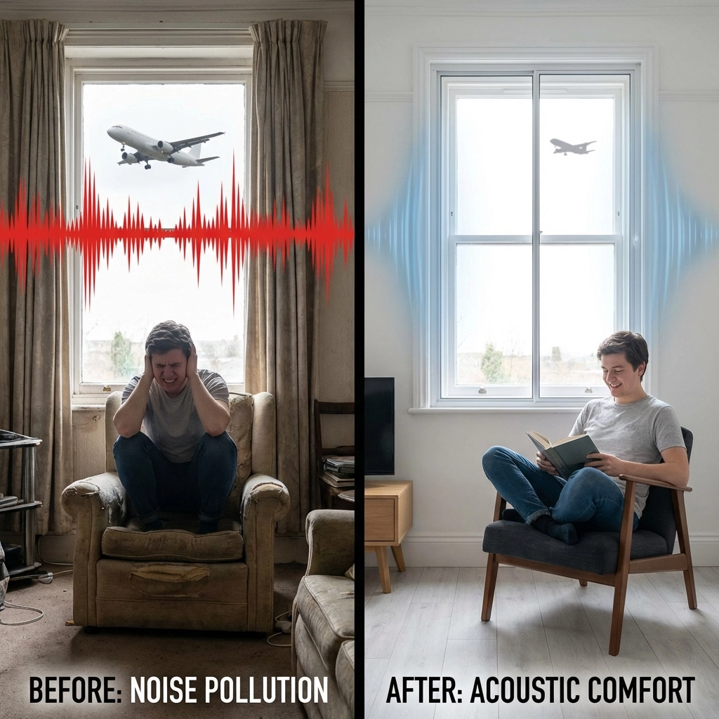 Kensington Victorian terrace with secondary glazing