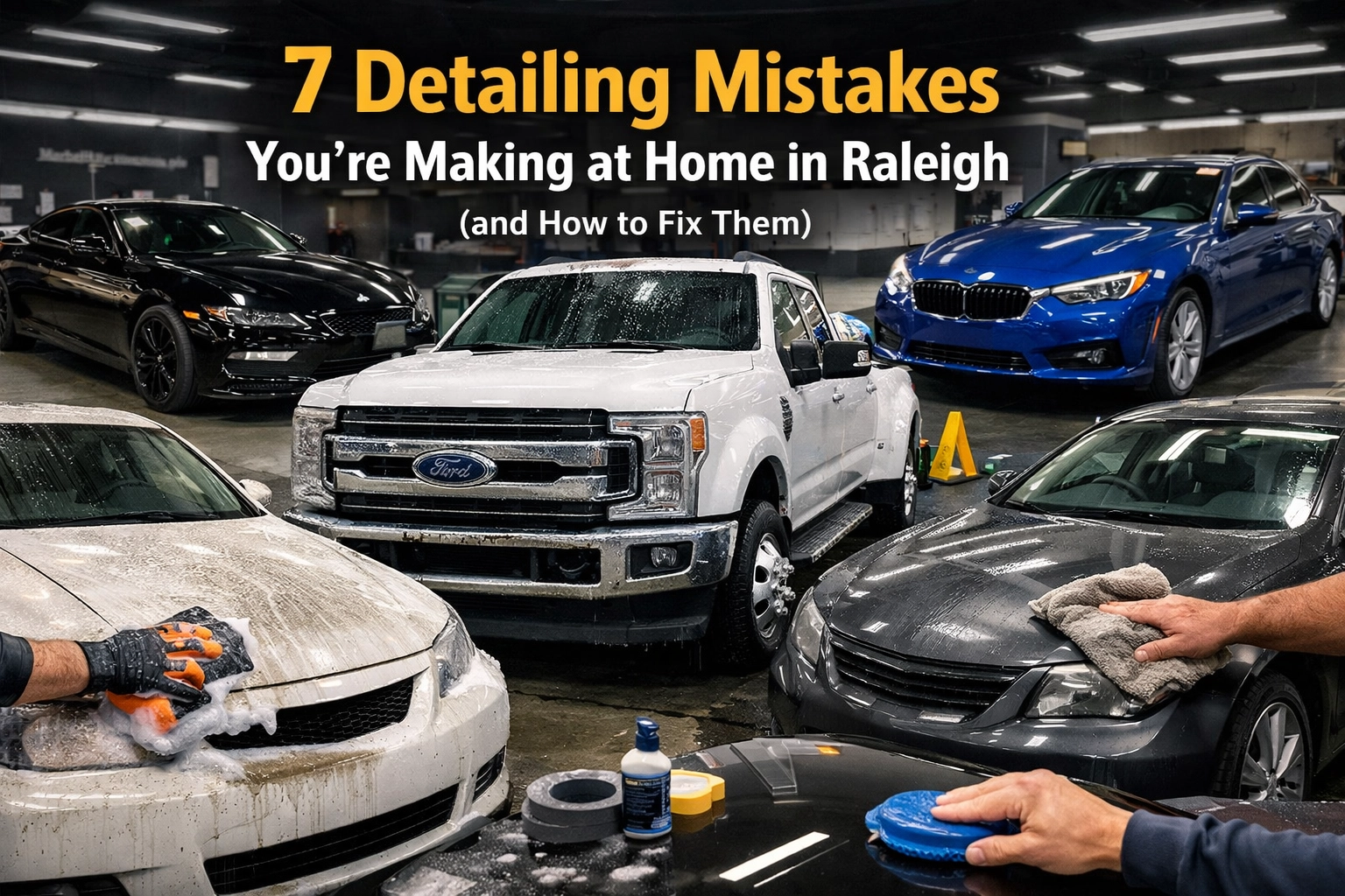 [HERO] 7 Detailing Mistakes You’re Making at Home in Raleigh (and How to Fix Them)