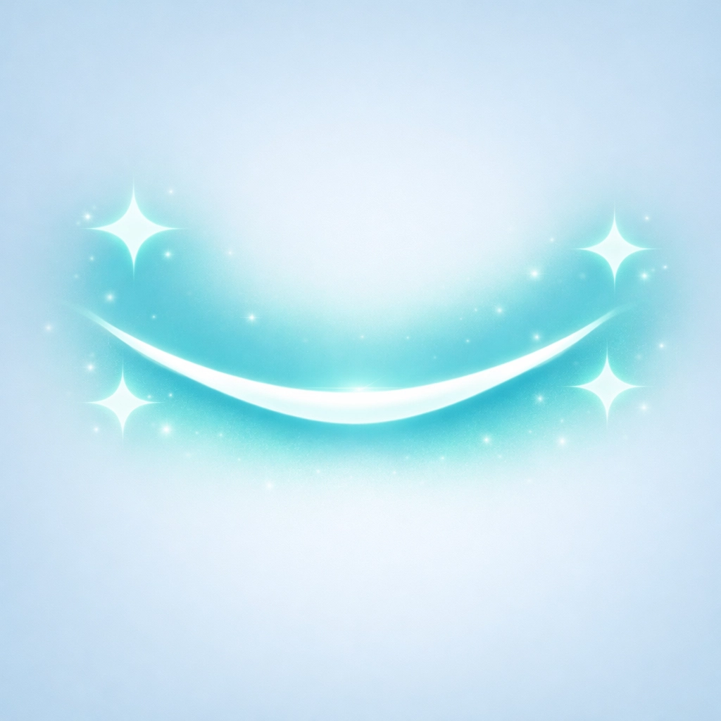 Clean artistic glowing smile representing advanced technology at a family dentist in Markham.