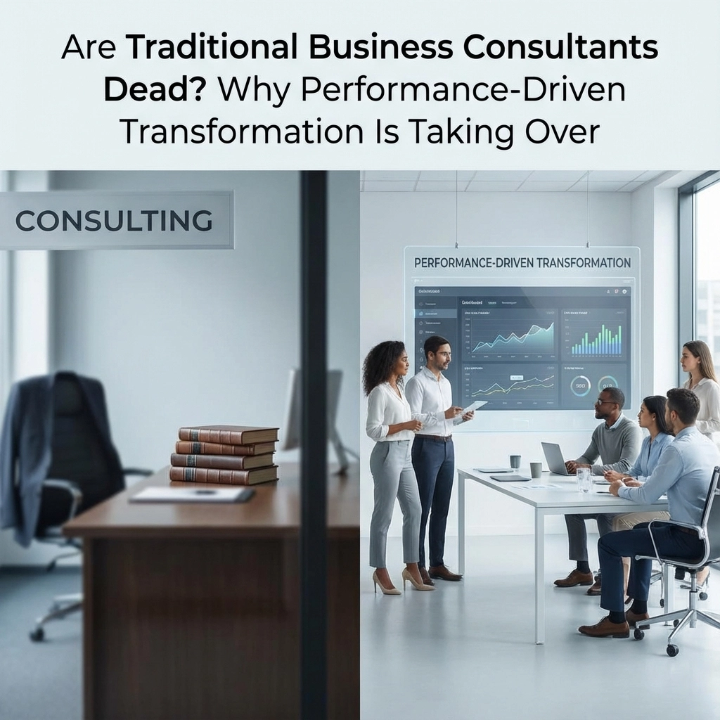 Are Traditional Business Consultants Dead? Why Performance-Driven Transformation Is Taking Over