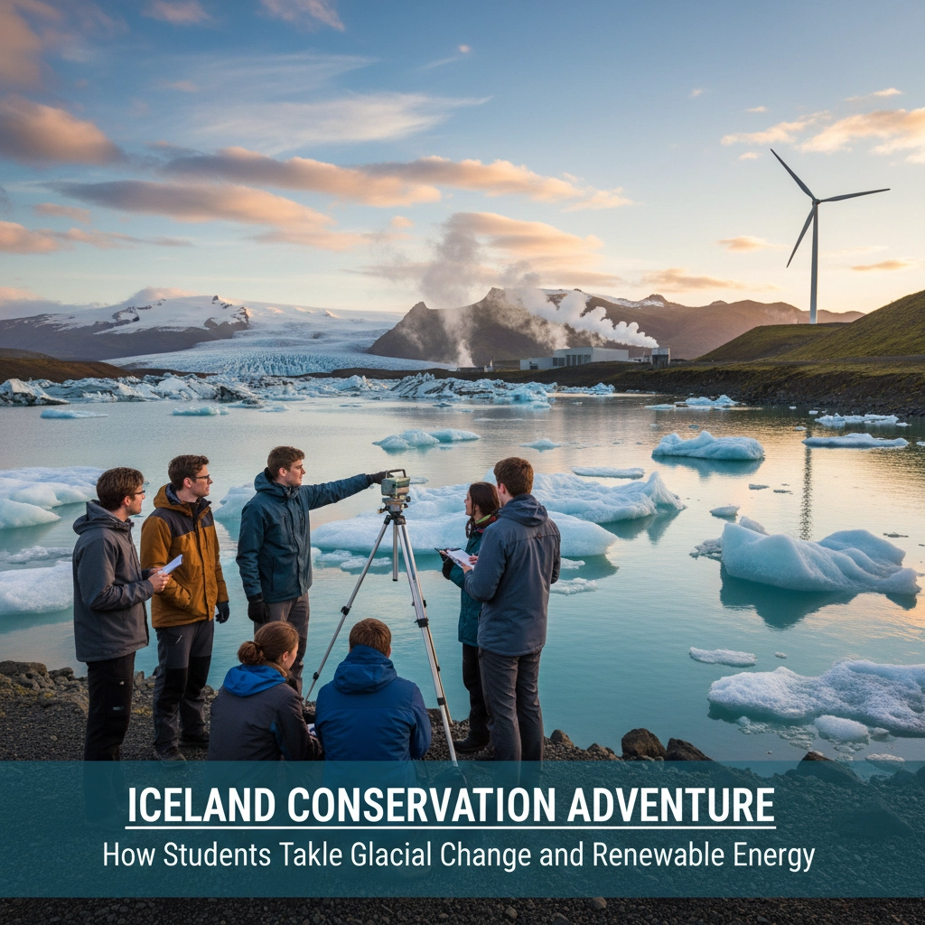 Iceland Conservation Adventure: How Students Tackle Glacial Change and Renewable Energy
