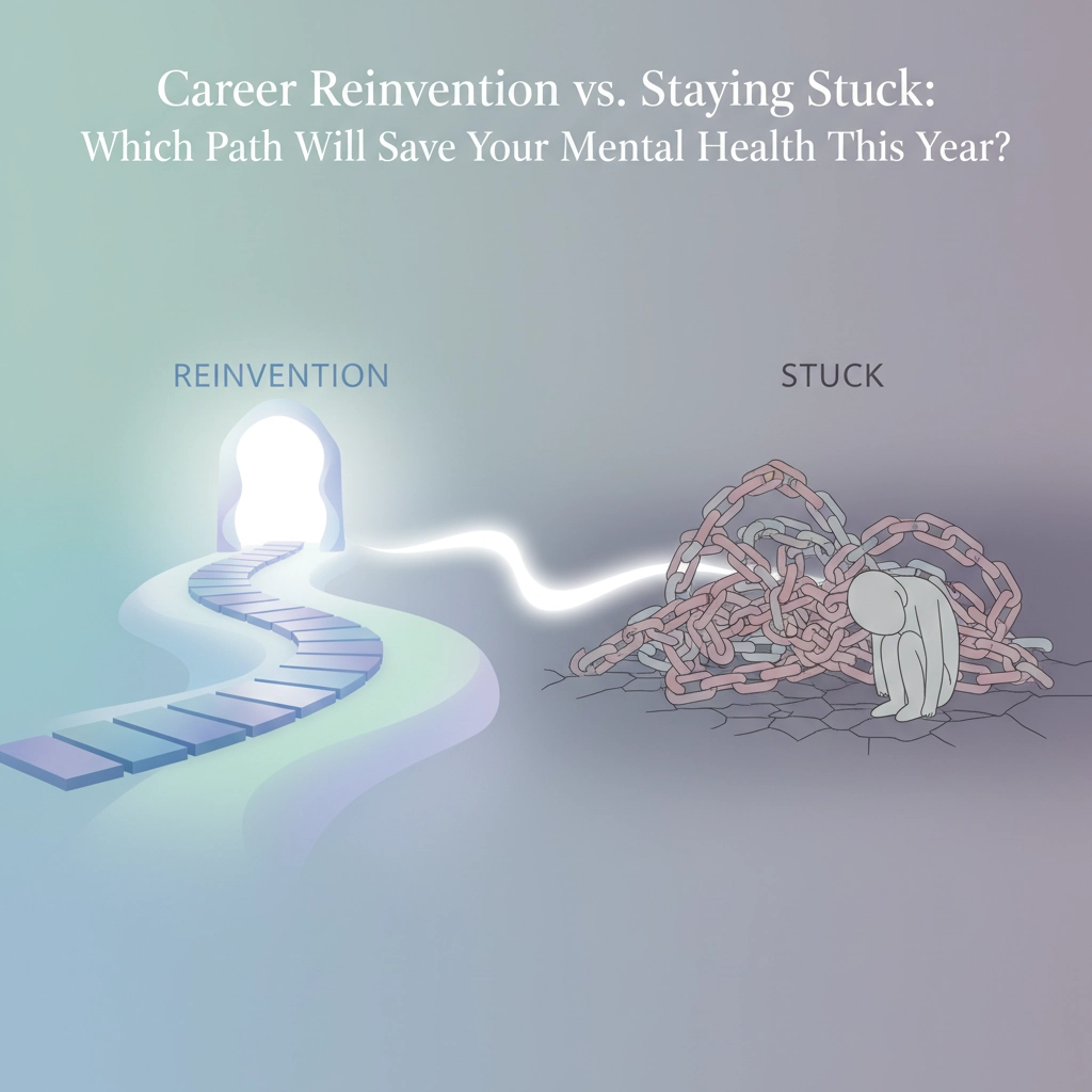Career Reinvention vs. Staying Stuck: Which Path Will Save Your Mental Health This Year?