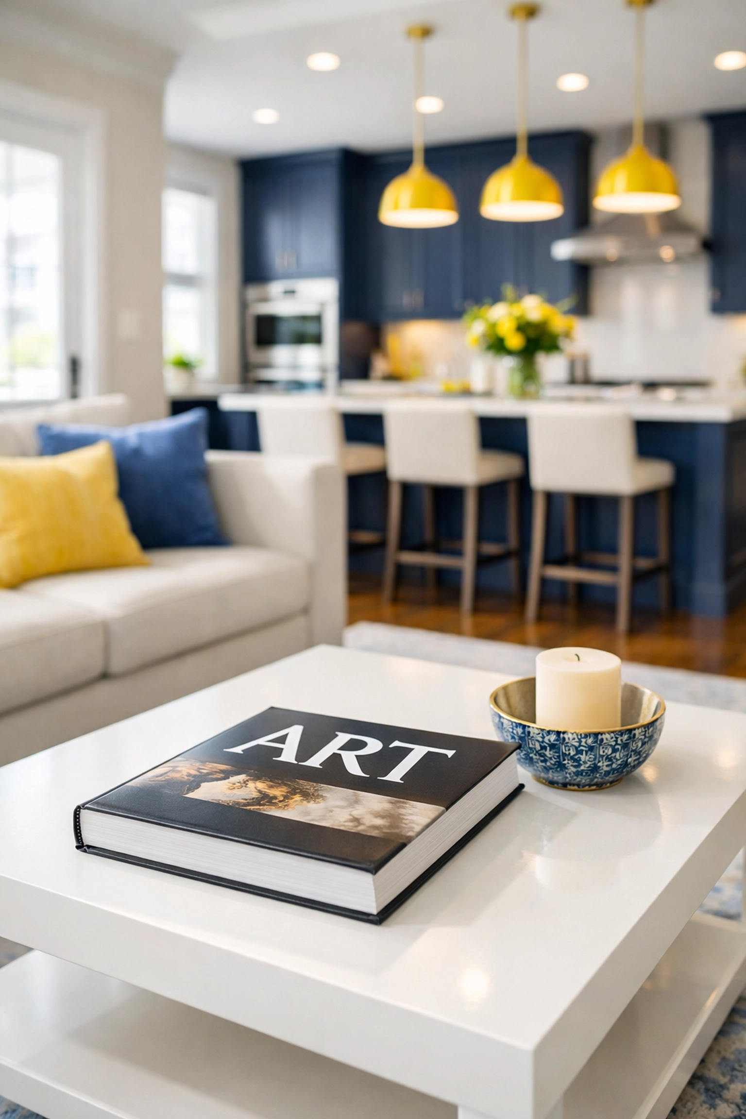 Spotless open-concept kitchen and living area after a comprehensive move-out cleaning Worcester strike.