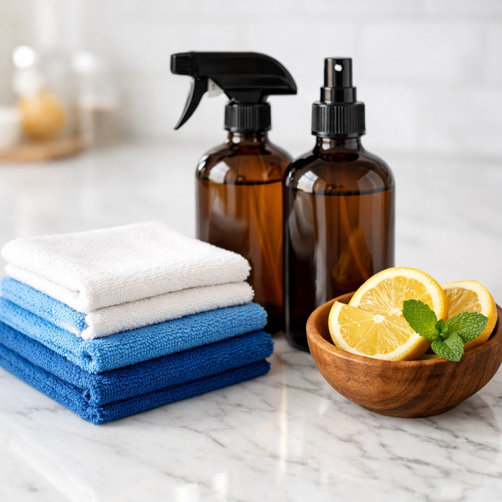 Professional eco-friendly cleaning supplies and microfiber cloths for a non-toxic home in Leominster MA.