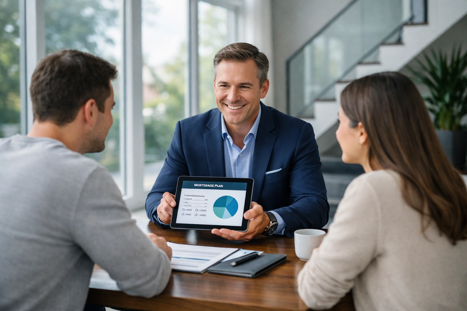 Professional real estate consultation in Vaughan helping an Ontario first time home buyer with mortgage pre-approval.