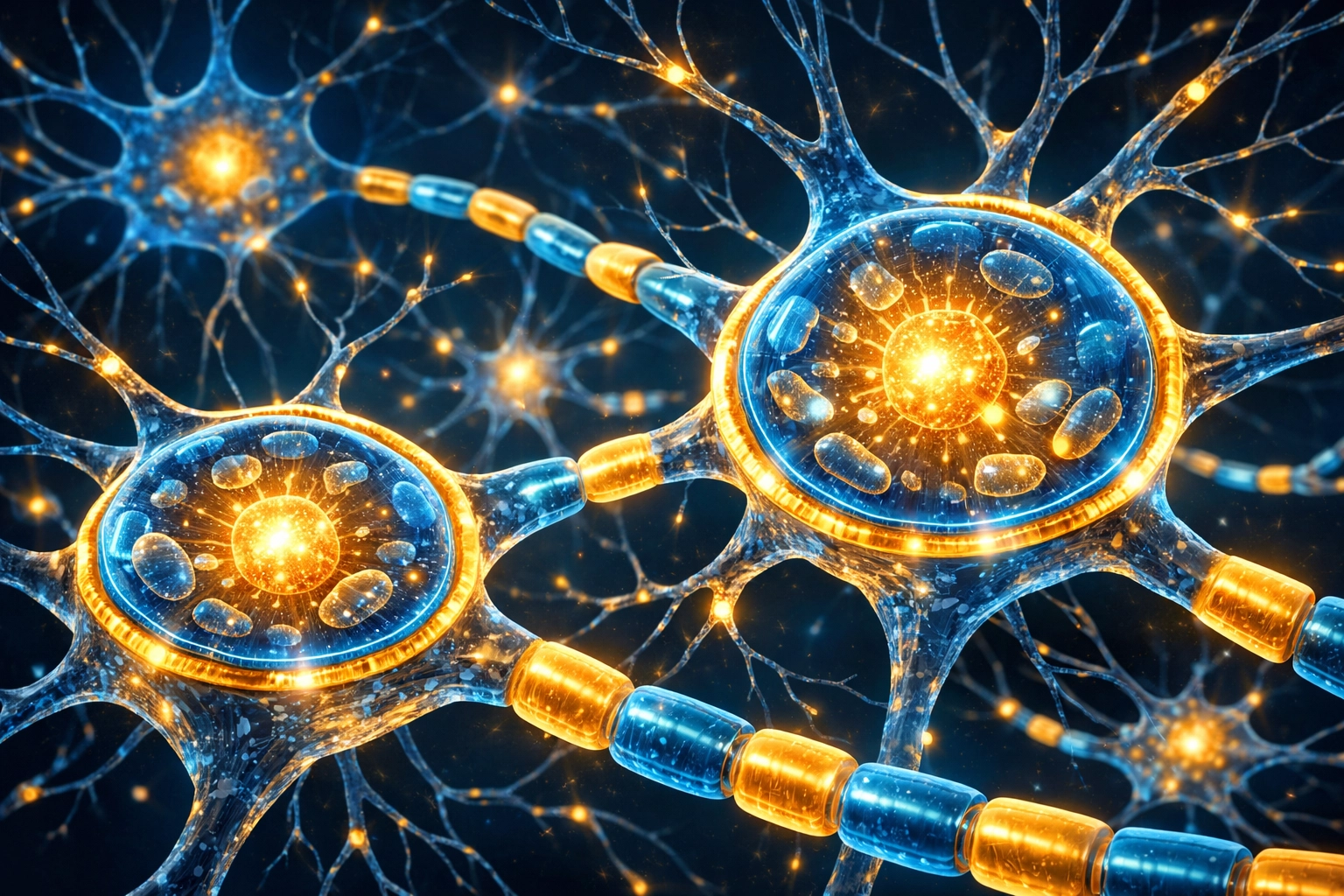 Brain cells protected by omega-3 fatty acids reducing inflammation and supporting cognitive function